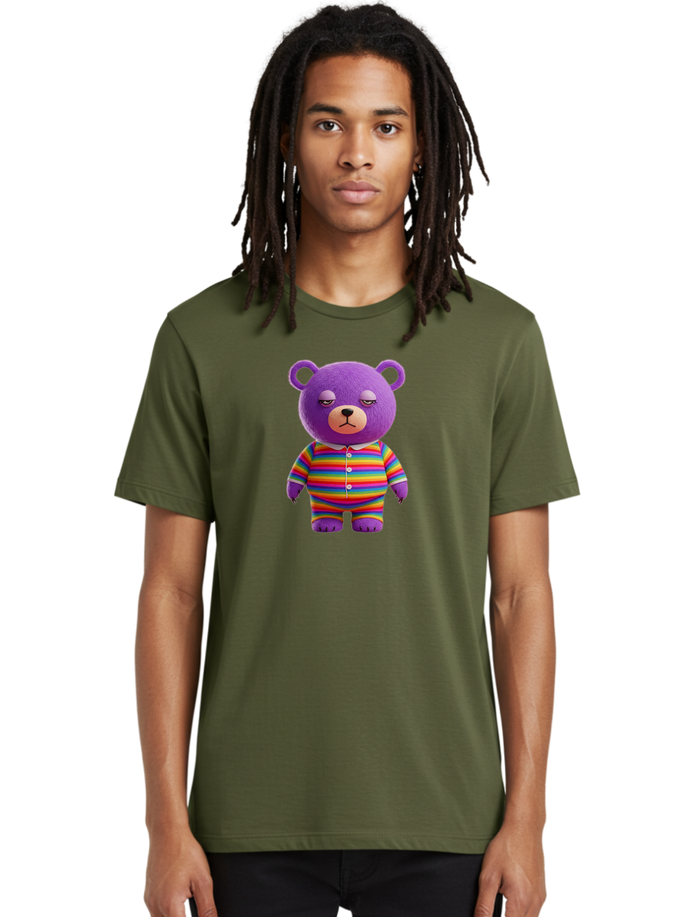 Purple-Teddy-Bear Men'S Graphic Tee, 100% Cotton, Comfortable Casual Summer Wear, Machine Washable, Vintage Camera, Old Camera, Antique Camera, Black Camera, Classic Photography, Photography Equipment, Nostalgic Device, Film Camera, Camera Art Bai263
