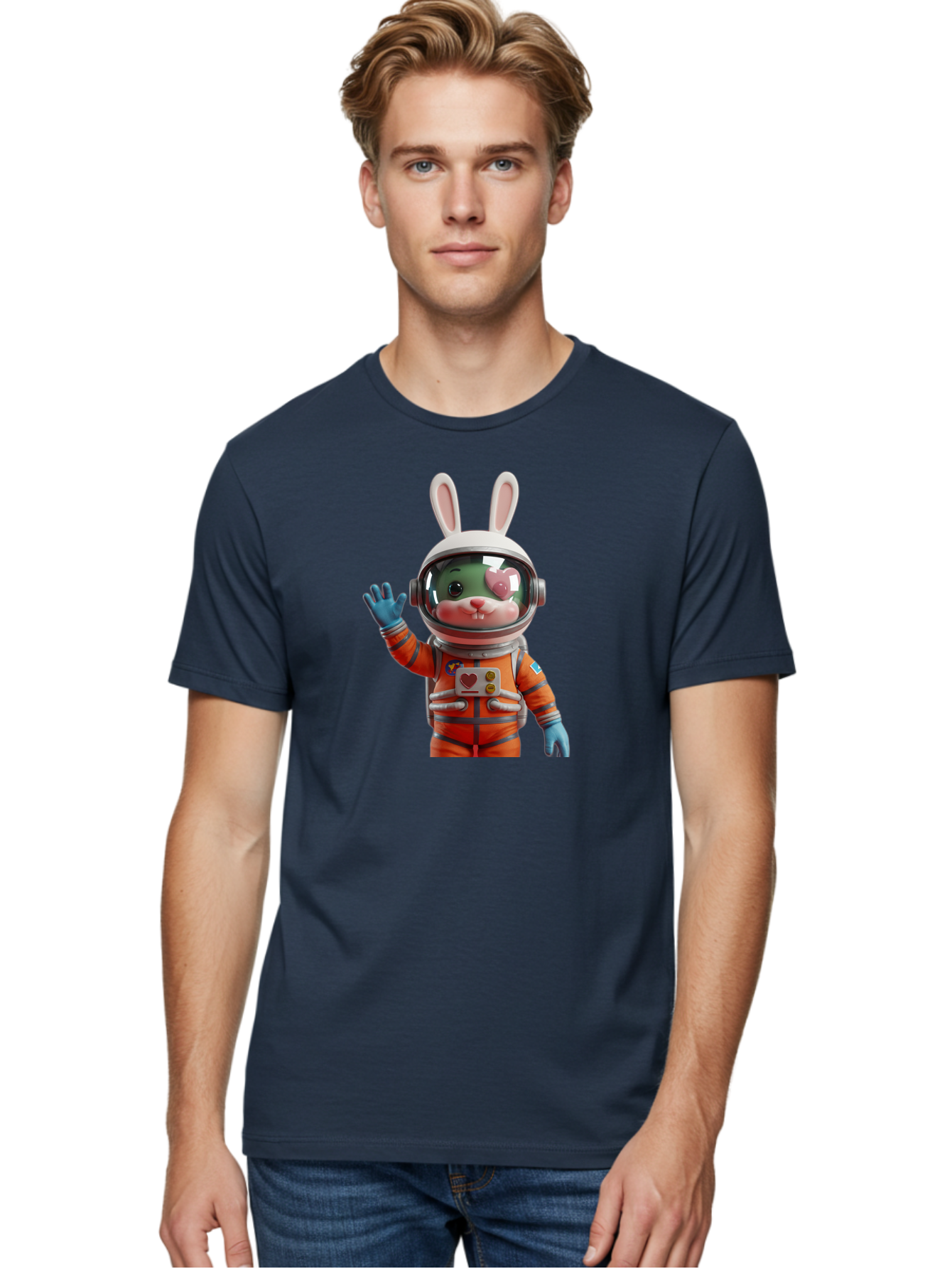 Rabbit-Astronaut-1 Men'S Graphic Tee, 100% Cotton, Comfortable Casual Summer Wear, Machine Washable, Vintage Camera, Old Camera, Antique Camera, Black Camera, Classic Photography, Photography Equipment, Nostalgic Device, Film Camera, Bai268