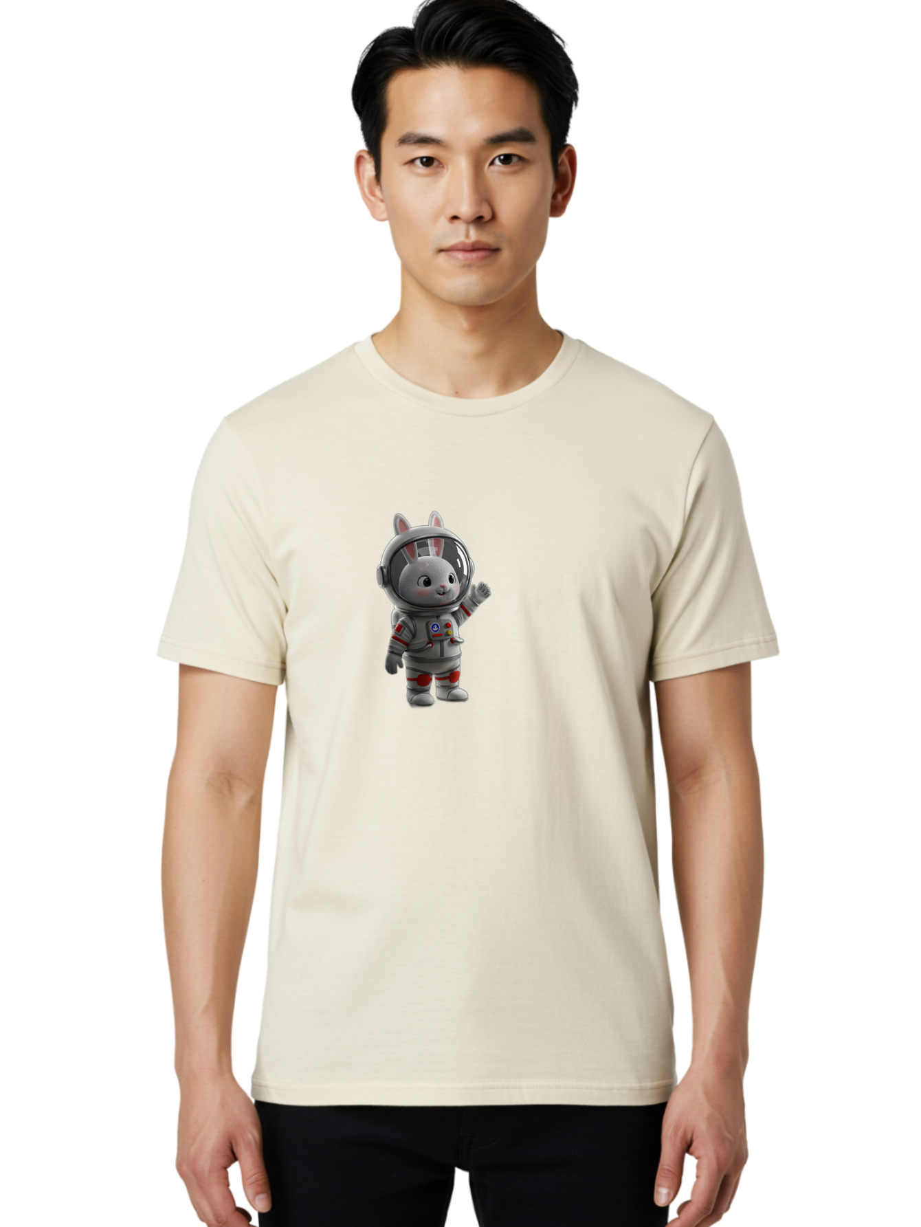 Rabbit-Astronaut-4 Men'S Graphic Tee, 100% Cotton, Comfortable Casual Summer Wear, Machine Washable, Vintage Camera, Old Camera, Antique Camera, Black Camera, Classic Photography, Photography Equipment, Nostalgic Device, Film Camera, Bai272