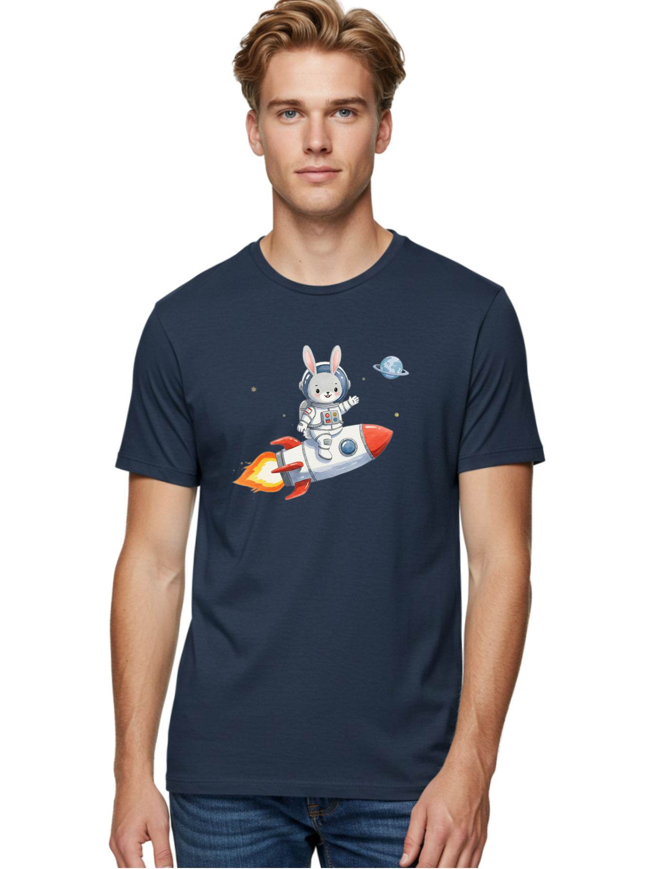 Rabbit-Astronaut-9 Men'S Graphic Tee, 100% Cotton, Comfortable Casual Summer Wear, Machine Washable, Vintage Camera, Old Camera, Antique Camera, Black Camera, Classic Photography, Photography Equipment, Nostalgic Device, Film Camera, Bai277