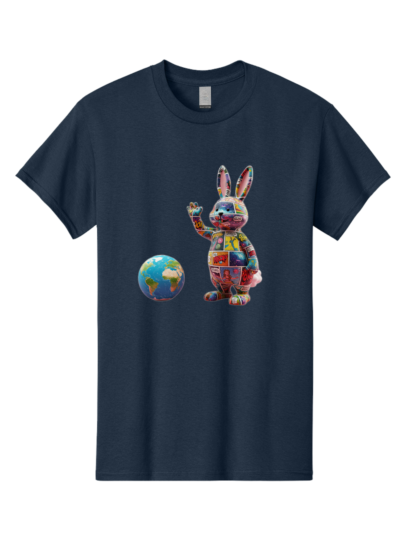 Rabbit Men'S Graphic Tee, 100% Cotton, Comfortable Casual Summer Wear, Machine Washable, Vintage Camera, Old Camera, Antique Camera, Black Camera, Classic Photography, Photography Equipment, Nostalgic Device, Film Camera, Camera Art Bai280