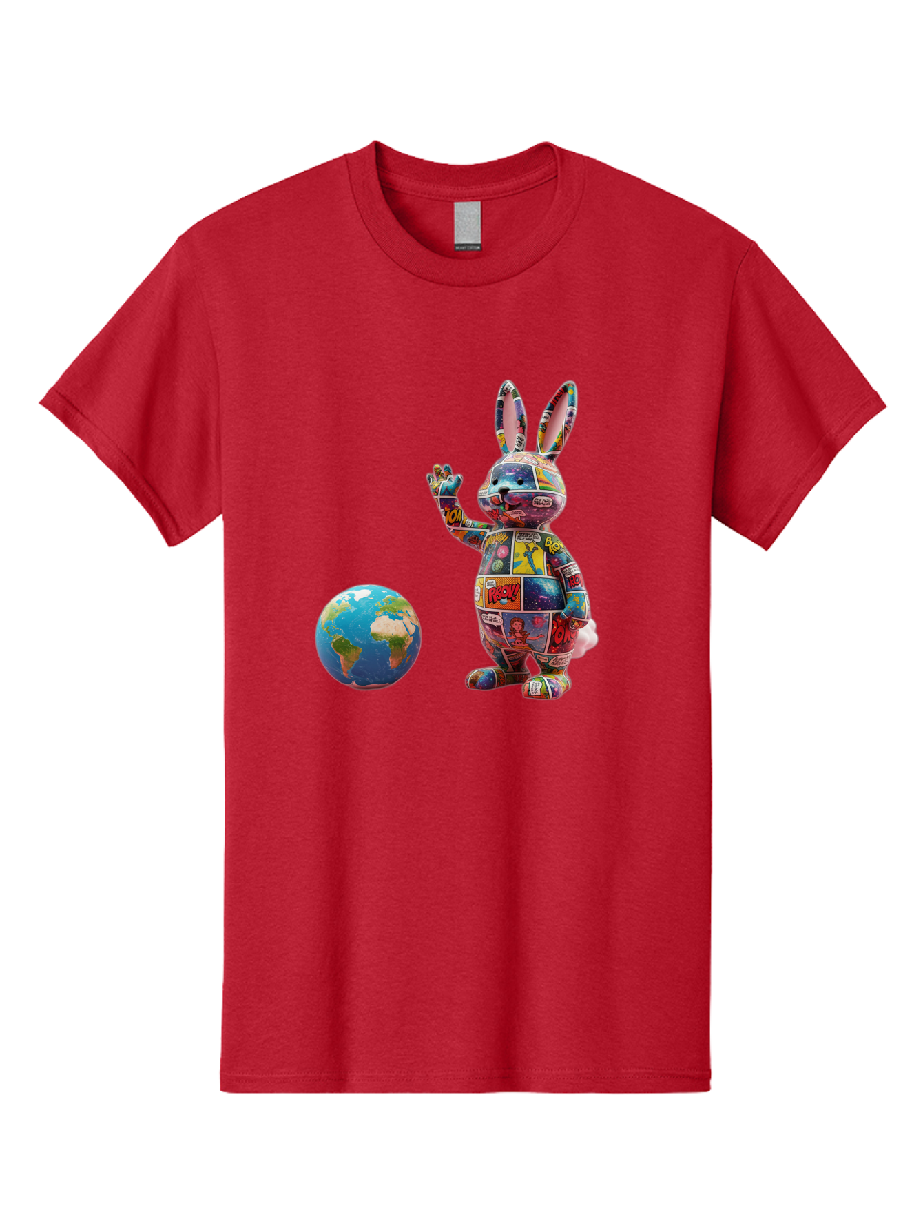 Rabbit Men'S Graphic Tee, 100% Cotton, Comfortable Casual Summer Wear, Machine Washable, Vintage Camera, Old Camera, Antique Camera, Black Camera, Classic Photography, Photography Equipment, Nostalgic Device, Film Camera, Camera Art Bai280