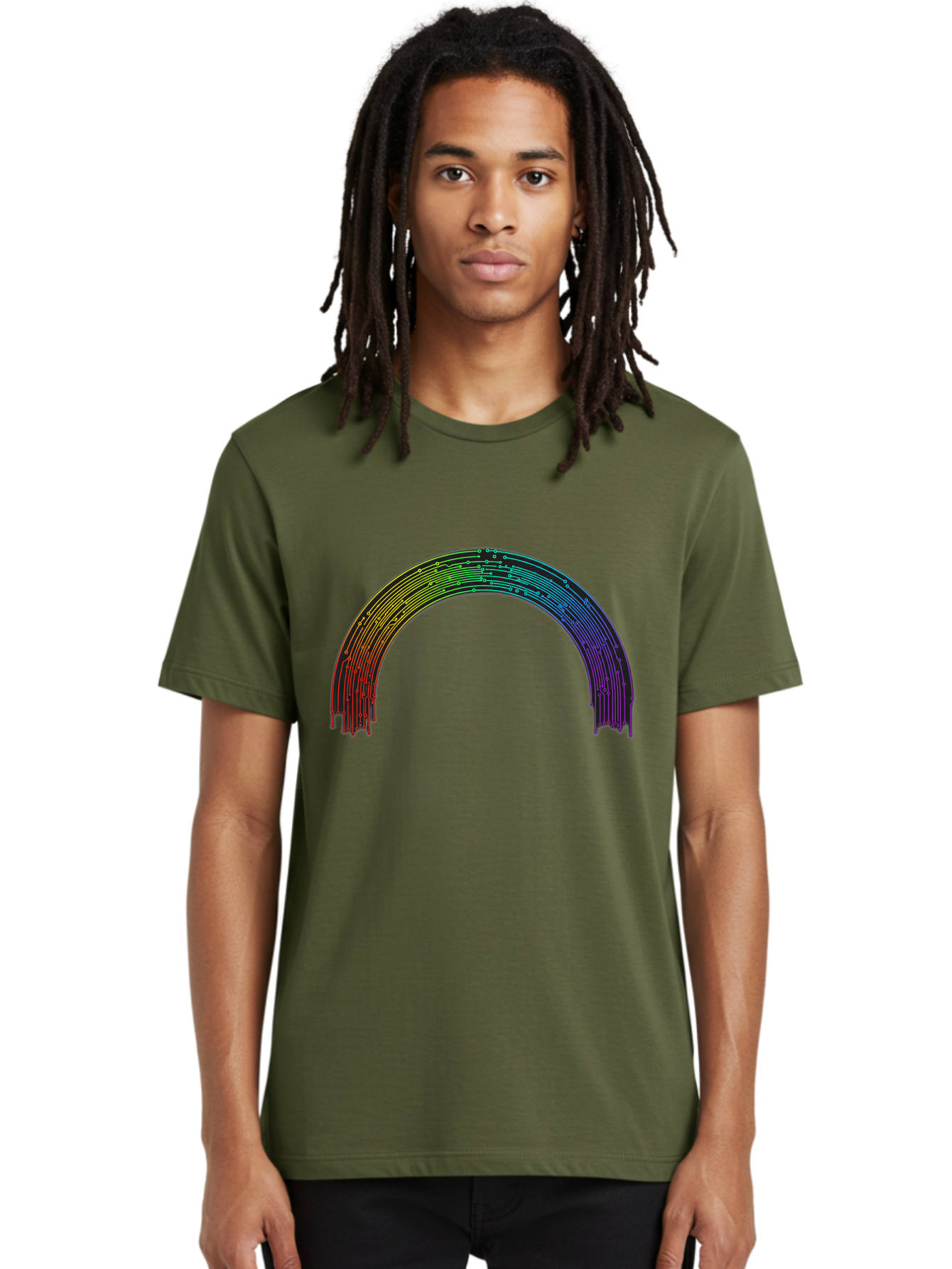 Rainbow-Arch Men'S Graphic Tee, 100% Cotton, Comfortable Casual Summer Wear, Machine Washable, Vintage Camera, Old Camera, Antique Camera, Black Camera, Classic Photography, Photography Equipment, Nostalgic Device, Film Camera, Camera Art Bai285