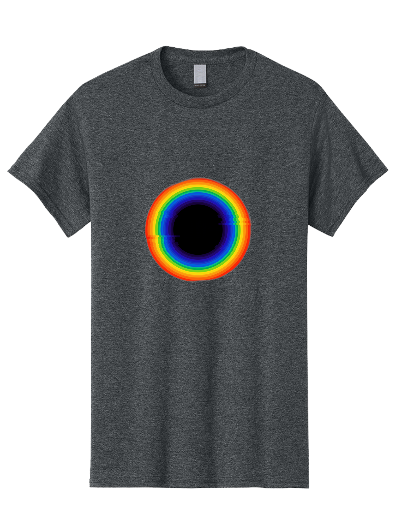 Rainbow-Circle-2 Men'S Graphic Tee, 100% Cotton, Comfortable Casual Summer Wear, Machine Washable, Vintage Camera, Old Camera, Antique Camera, Black Camera, Classic Photography, Photography Equipment, Nostalgic Device, Film Camera, Camera Art Bai289