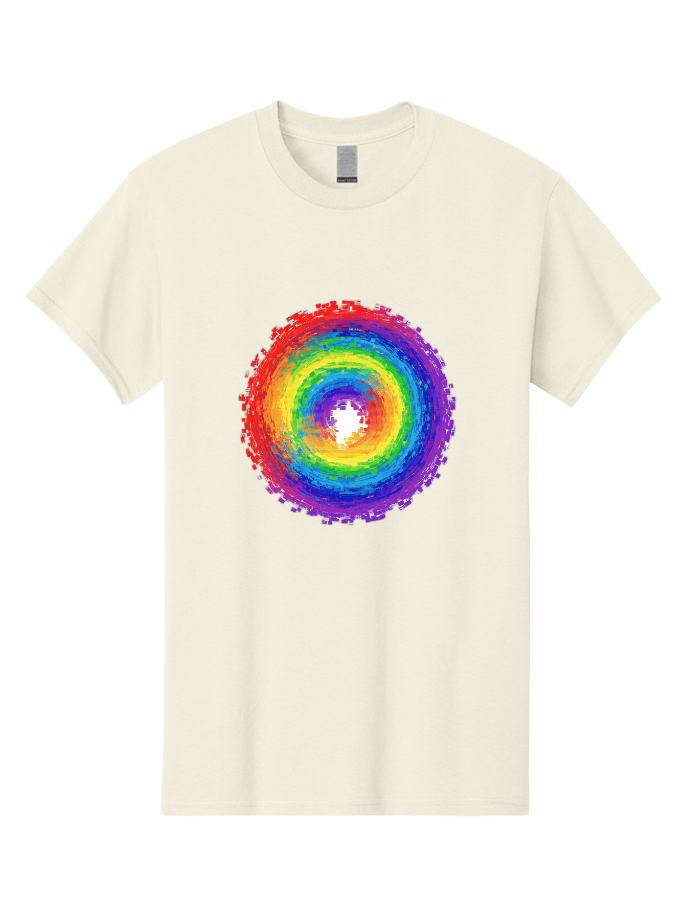 Rainbow-Circle-3 Men'S Graphic Tee, 100% Cotton, Comfortable Casual Summer Wear, Machine Washable, Vintage Camera, Old Camera, Antique Camera, Black Camera, Classic Photography, Photography Equipment, Nostalgic Device, Film Camera, Camera Art Bai290