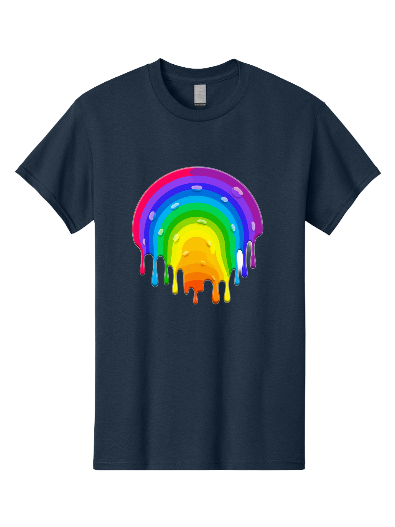 Rainbow-Dripping Men'S Graphic Tee, 100% Cotton, Comfortable Casual Summer Wear, Machine Washable, Vintage Camera, Old Camera, Antique Camera, Black Camera, Classic Photography, Photography Equipment, Nostalgic Device, Film Camera, Camera Art Bai292
