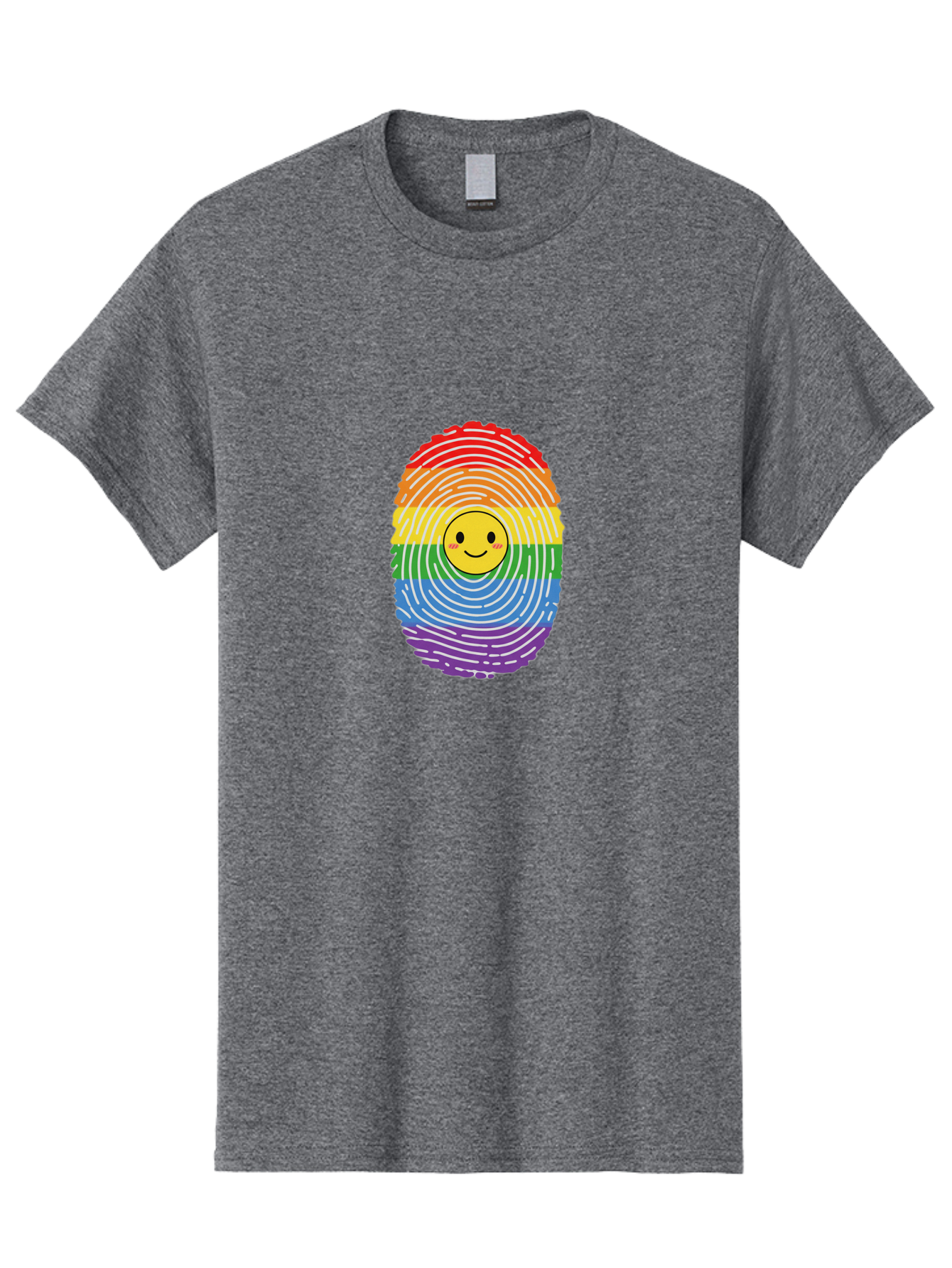 Rainbow-Fingerprint-Smiley Men'S Graphic Tee, 100% Cotton, Comfortable Casual Summer Wear, Machine Washable, Vintage Camera, Old Camera, Antique Camera, Black Camera, Classic Photography, Photography Equipment, Nostalgic Device, Film Camera, Bai293
