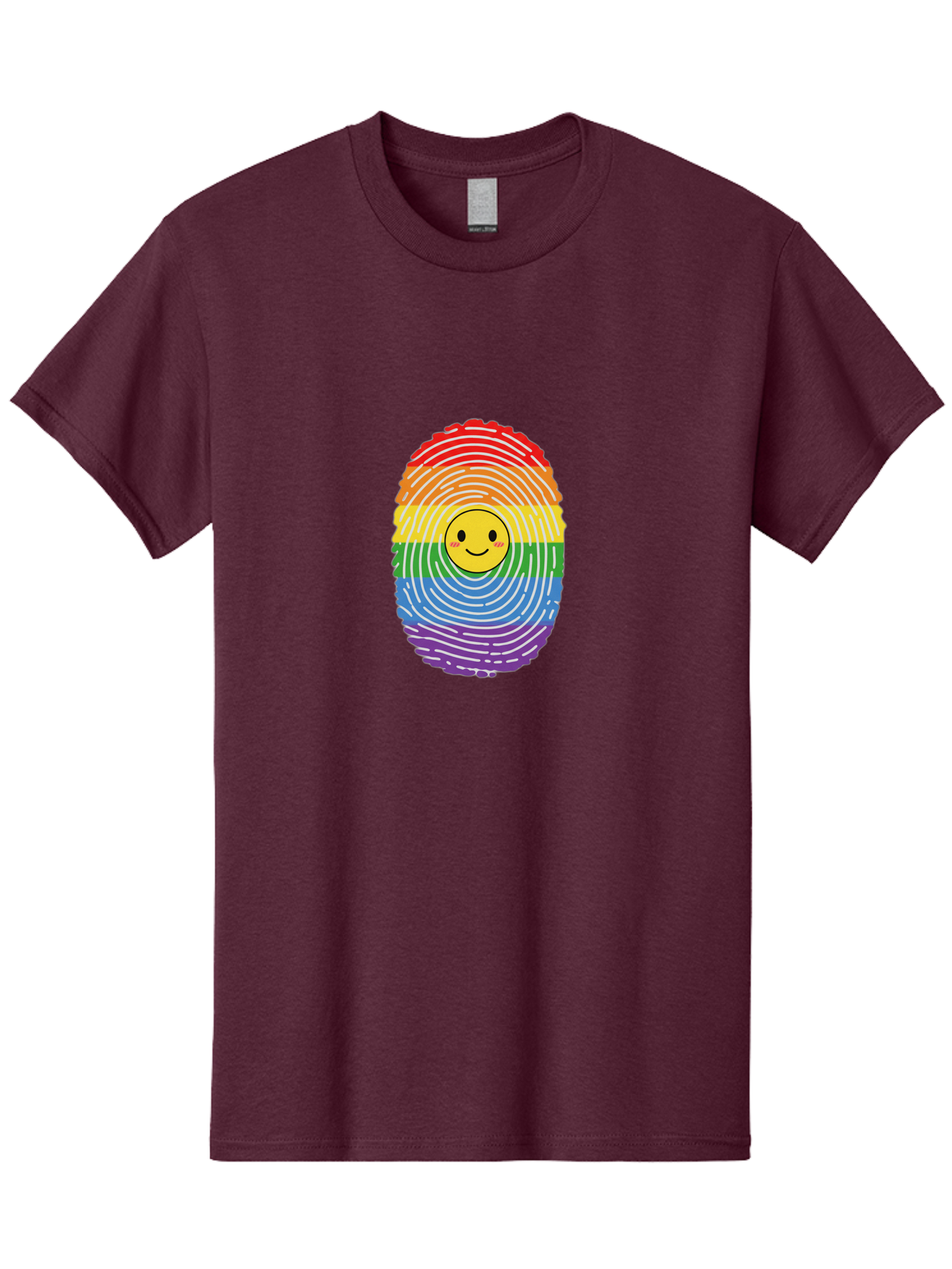 Rainbow-Fingerprint-Smiley Men'S Graphic Tee, 100% Cotton, Comfortable Casual Summer Wear, Machine Washable, Vintage Camera, Old Camera, Antique Camera, Black Camera, Classic Photography, Photography Equipment, Nostalgic Device, Film Camera, Bai293