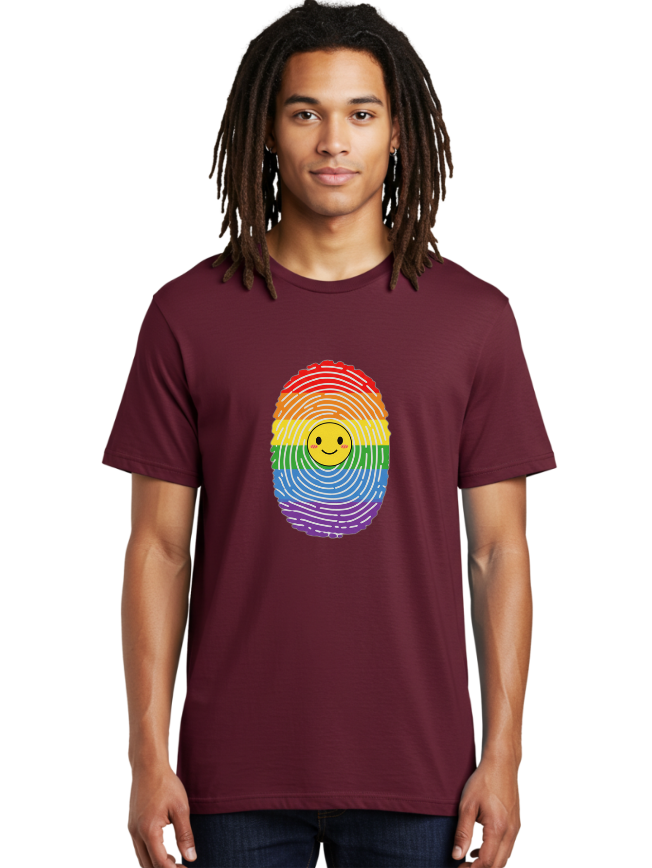 Rainbow-Fingerprint-Smiley Men'S Graphic Tee, 100% Cotton, Comfortable Casual Summer Wear, Machine Washable, Vintage Camera, Old Camera, Antique Camera, Black Camera, Classic Photography, Photography Equipment, Nostalgic Device, Film Camera, Bai293