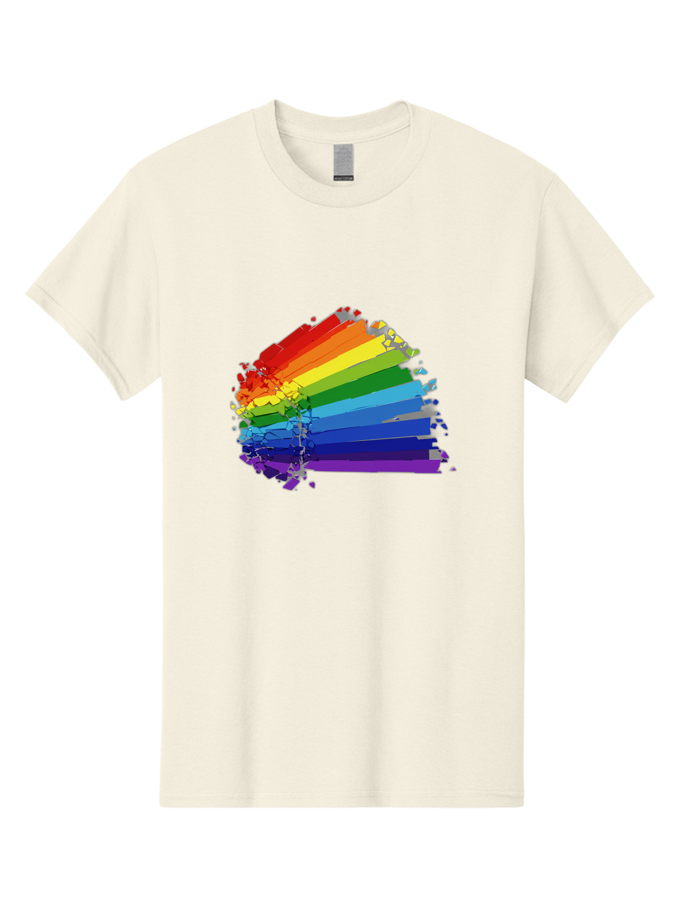 Rainbow-Paint-Splash Men'S Graphic Tee, 100% Cotton, Comfortable Casual Summer Wear, Machine Washable, Vintage Camera, Old Camera, Antique Camera, Black Camera, Classic Photography, Photography Equipment, Nostalgic Device, Film Camera, Bai294