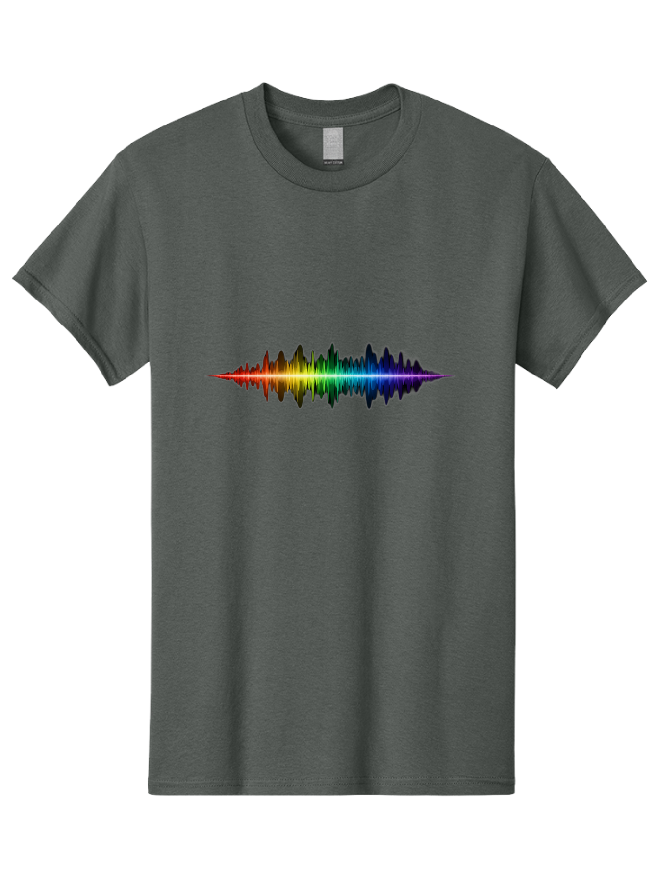 Rainbow-Sound-Wave Men'S Graphic Tee, 100% Cotton, Comfortable Casual Summer Wear, Machine Washable, Vintage Camera, Old Camera, Antique Camera, Black Camera, Classic Photography, Photography Equipment, Nostalgic Device, Film Camera, Bai295