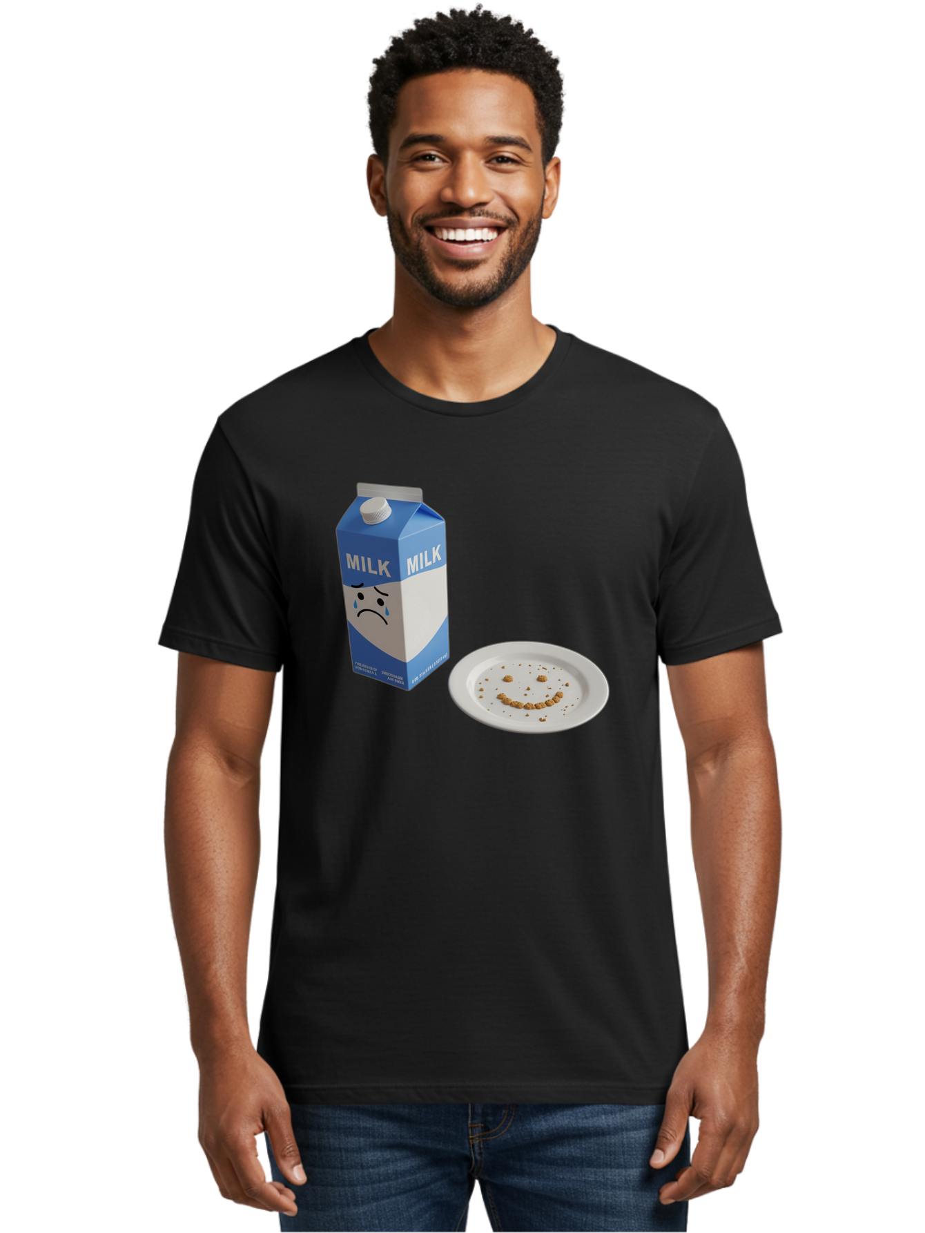 Sad-Milk-4 Men'S Graphic Tee, 100% Cotton, Comfortable Casual Summer Wear, Machine Washable, Vintage Camera, Old Camera, Antique Camera, Black Camera, Classic Photography, Photography Equipment, Nostalgic Device, Film Camera, Camera Art Bai321