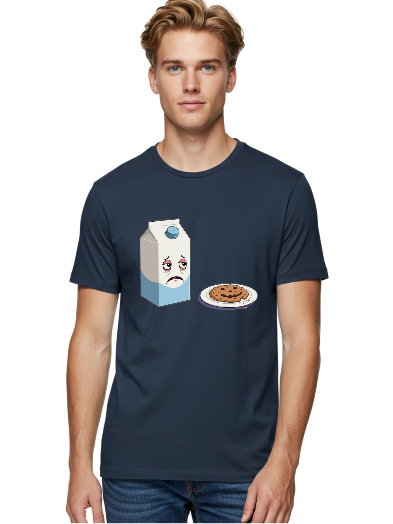 Sad-Milk-5 Men'S Graphic Tee, 100% Cotton, Comfortable Casual Summer Wear, Machine Washable, Vintage Camera, Old Camera, Antique Camera, Black Camera, Classic Photography, Photography Equipment, Nostalgic Device, Film Camera, Camera Art Bai322