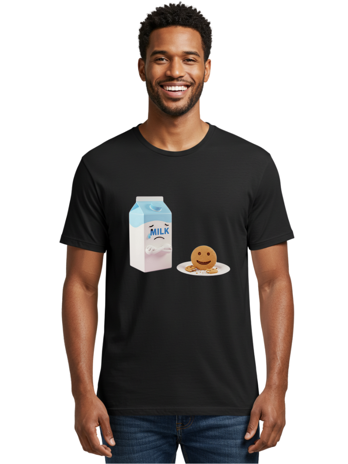 Sad-Milk-6 Men'S Graphic Tee, 100% Cotton, Comfortable Casual Summer Wear, Machine Washable, Vintage Camera, Old Camera, Antique Camera, Black Camera, Classic Photography, Photography Equipment, Nostalgic Device, Film Camera, Camera Art Bai323