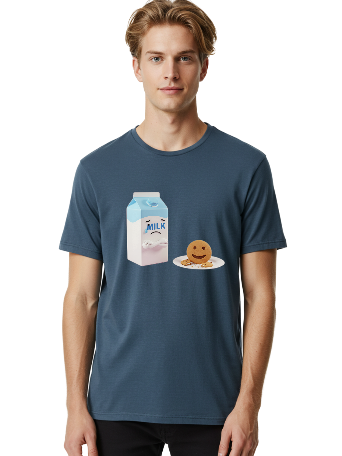 Sad-Milk-6 Men'S Graphic Tee, 100% Cotton, Comfortable Casual Summer Wear, Machine Washable, Vintage Camera, Old Camera, Antique Camera, Black Camera, Classic Photography, Photography Equipment, Nostalgic Device, Film Camera, Camera Art Bai323