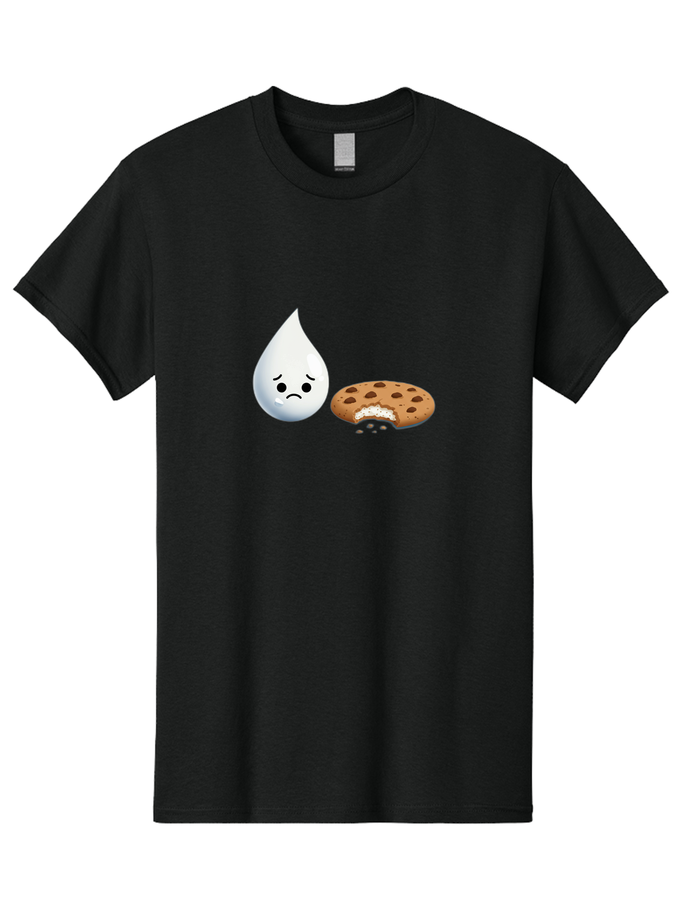 Sad-Water-Droplet-And-Cookie Men'S Graphic Tee, 100% Cotton, Comfortable Casual Summer Wear, Machine Washable, Vintage Camera, Old Camera, Antique Camera, Black Camera, Classic Photography, Photography Equipment, Nostalgic Device, Film Camera, Bai344