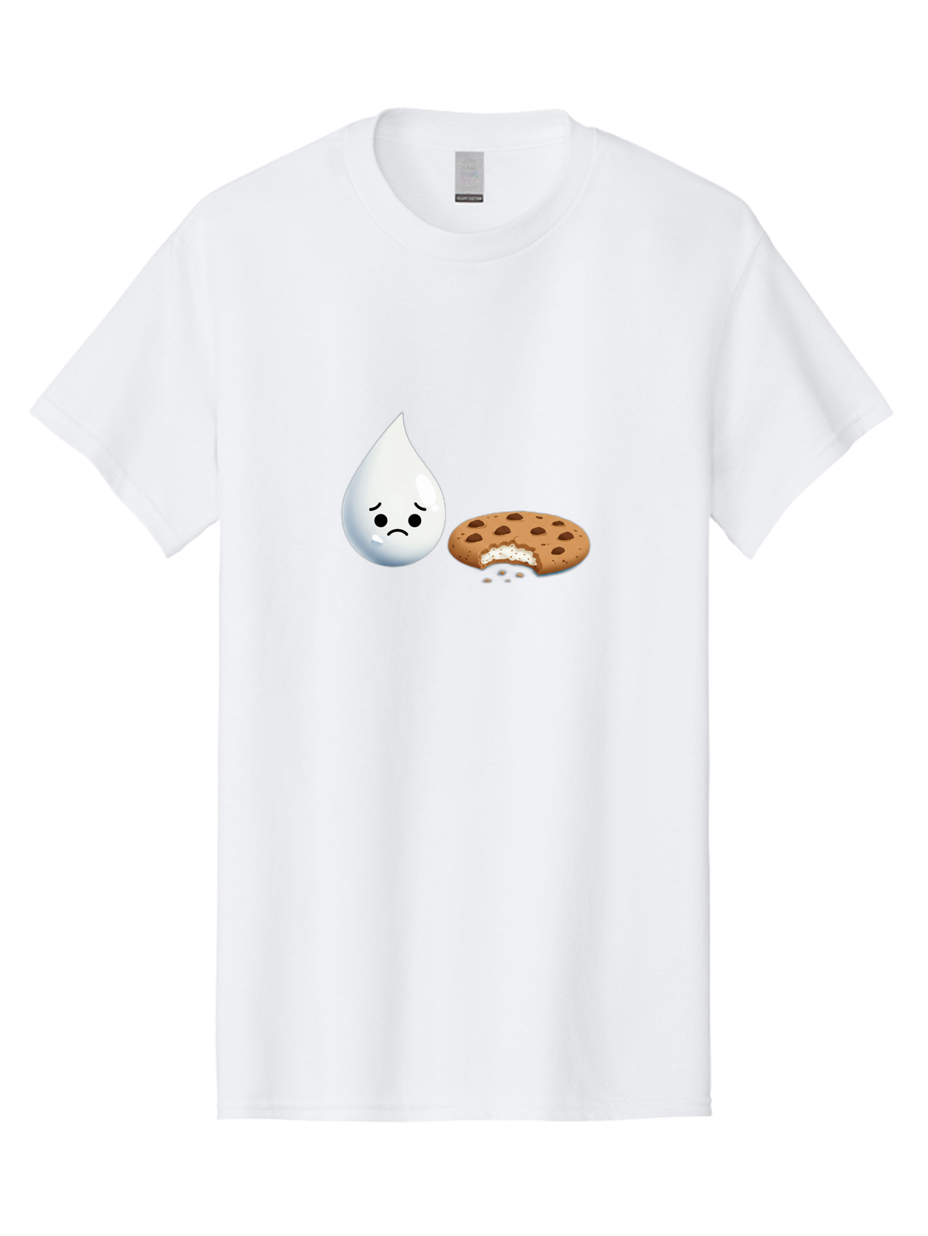 Sad-Water-Droplet-And-Cookie Men'S Graphic Tee, 100% Cotton, Comfortable Casual Summer Wear, Machine Washable, Vintage Camera, Old Camera, Antique Camera, Black Camera, Classic Photography, Photography Equipment, Nostalgic Device, Film Camera, Bai344