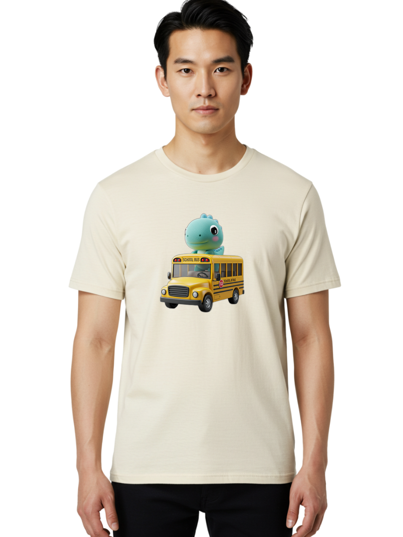 School-Bus-With-Monster Men'S Graphic Tee, 100% Cotton, Comfortable Casual Summer Wear, Machine Washable, Vintage Camera, Old Camera, Antique Camera, Black Camera, Classic Photography, Photography Equipment, Nostalgic Device, Film Camera, Bai349
