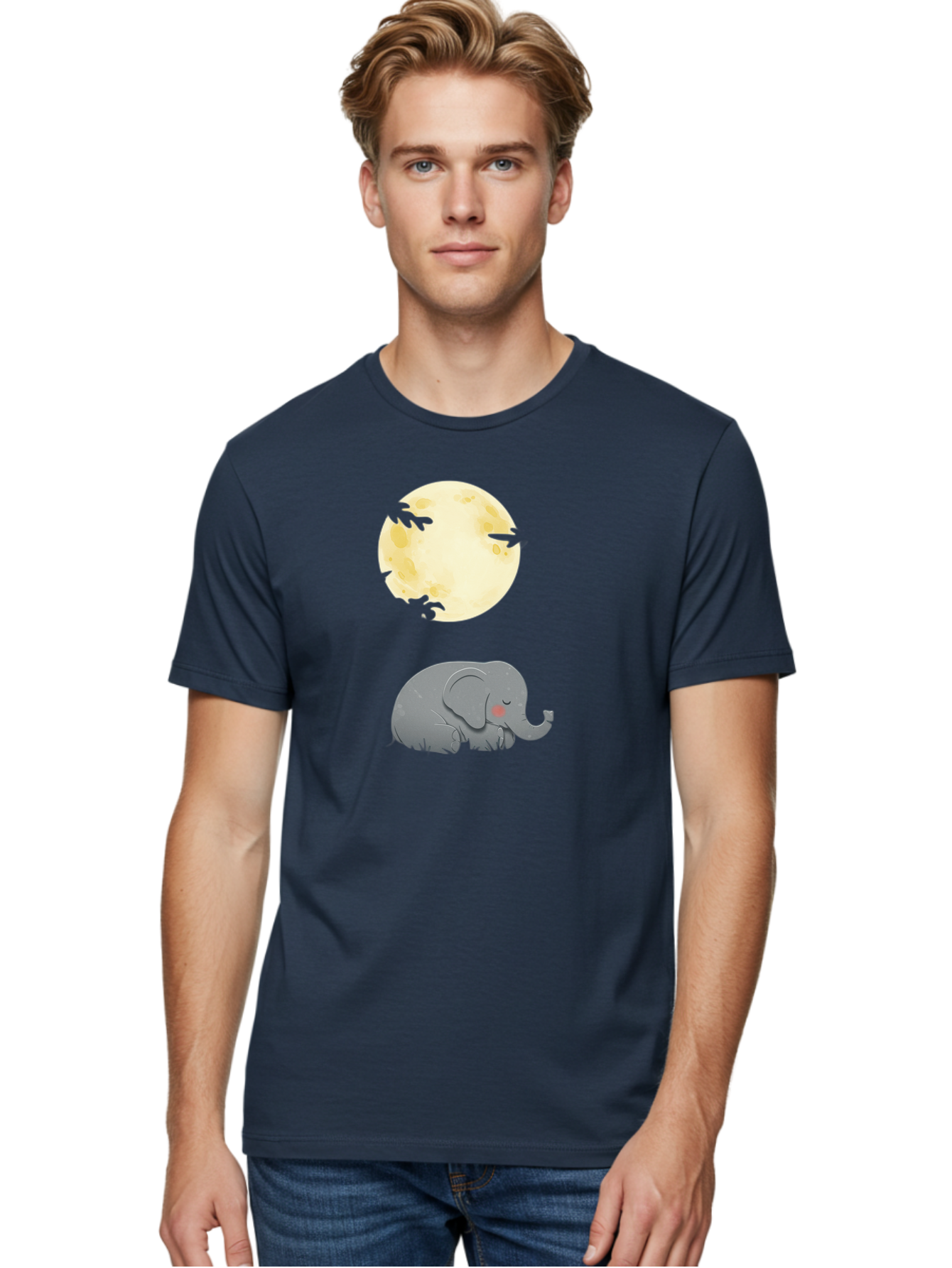 Sleeping-Elephant-1 Men'S Graphic Tee, 100% Cotton, Comfortable Casual Summer Wear, Machine Washable, Vintage Camera, Old Camera, Antique Camera, Black Camera, Classic Photography, Photography Equipment, Nostalgic Device, Film Camera, Bai360