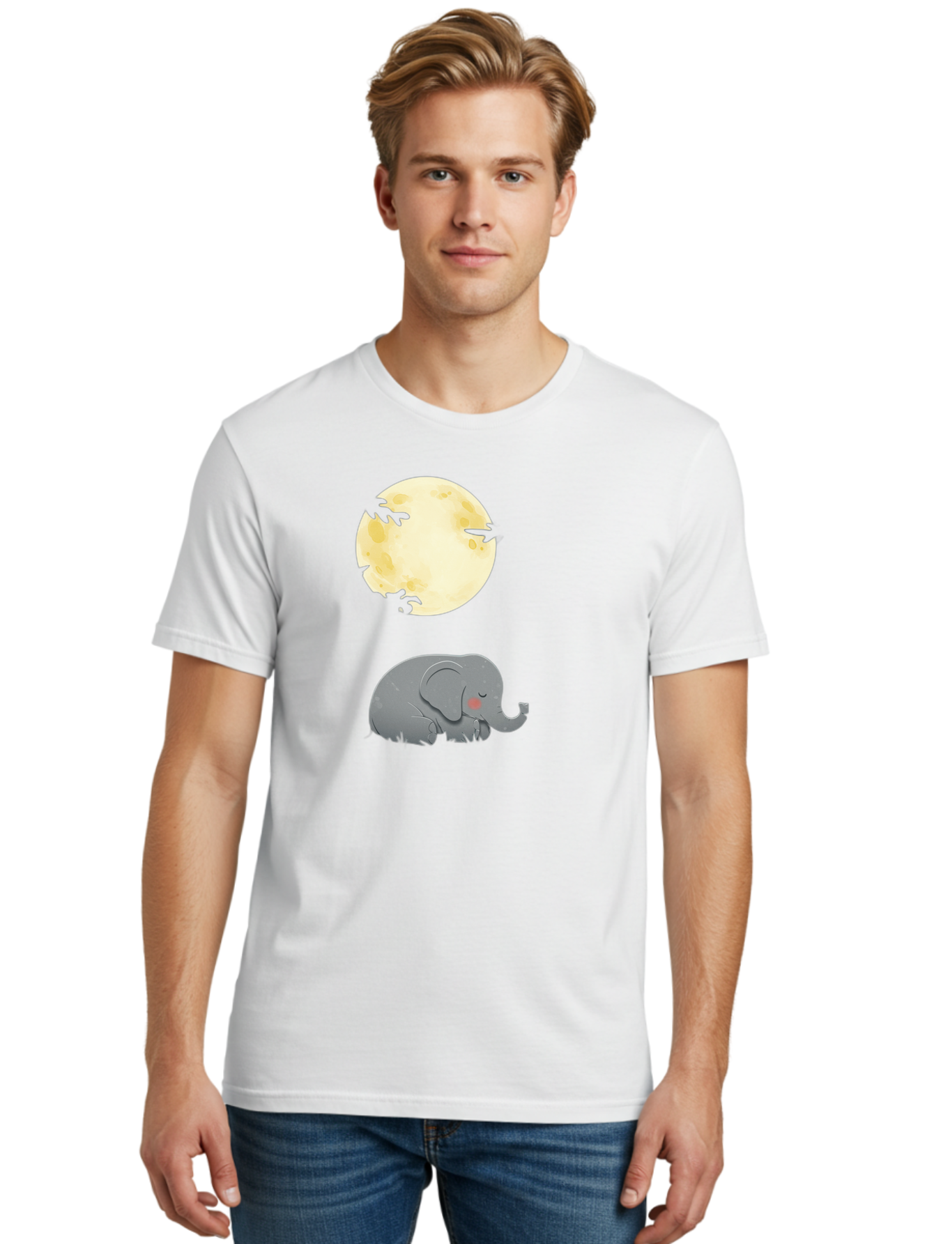 Sleeping-Elephant-1 Men'S Graphic Tee, 100% Cotton, Comfortable Casual Summer Wear, Machine Washable, Vintage Camera, Old Camera, Antique Camera, Black Camera, Classic Photography, Photography Equipment, Nostalgic Device, Film Camera, Bai360
