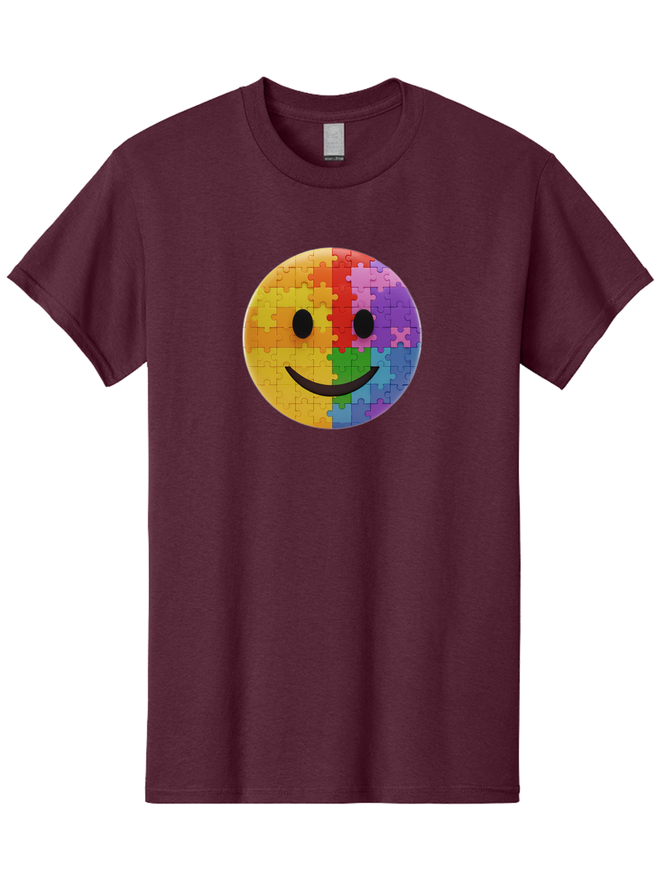 Smiley-Face-Jigsaw Men'S Graphic Tee, 100% Cotton, Comfortable Casual Summer Wear, Machine Washable, Vintage Camera, Old Camera, Antique Camera, Black Camera, Classic Photography, Photography Equipment, Nostalgic Device, Film Camera, Bai373