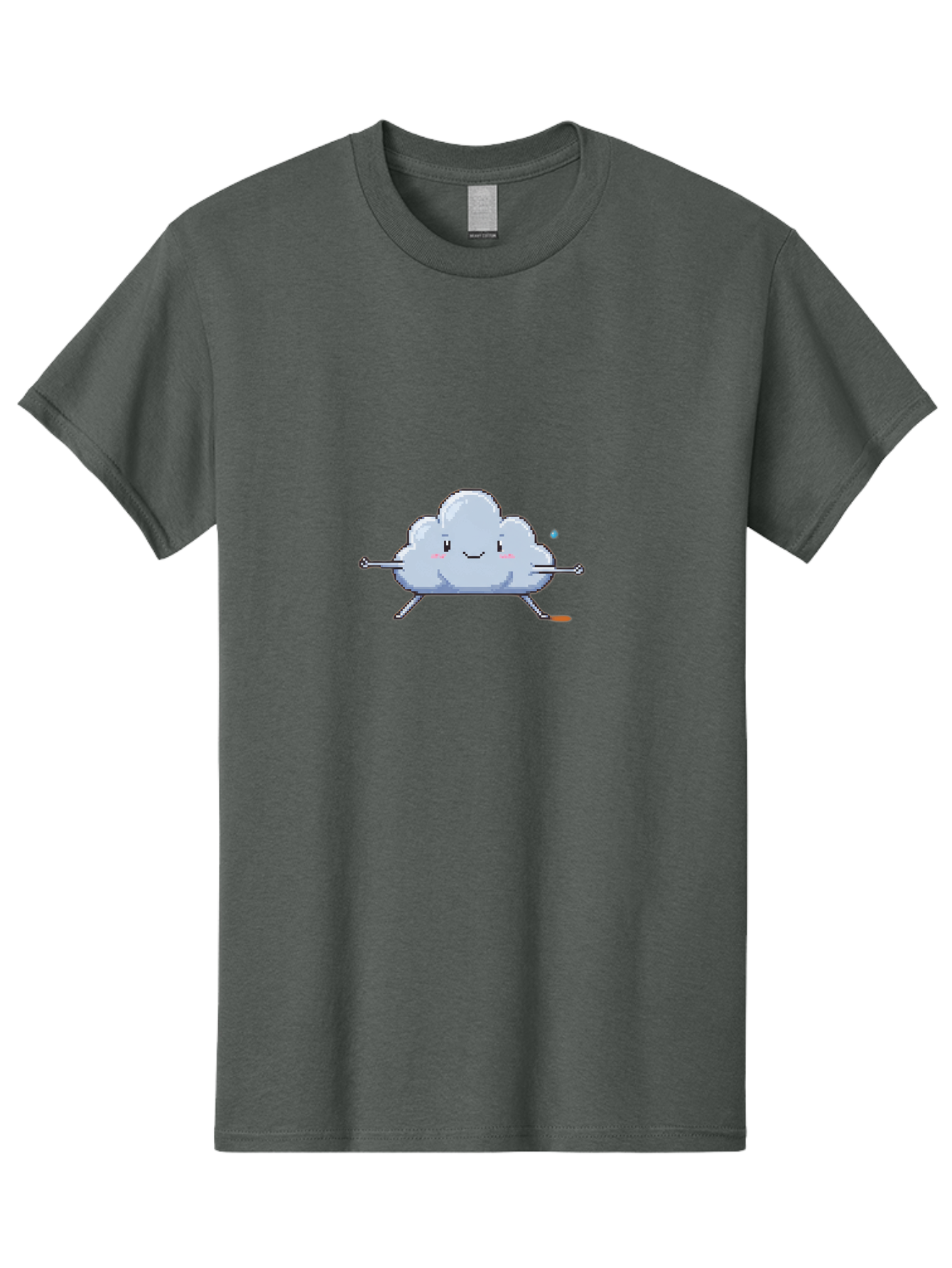 Smiling-Cloud-Character Men'S Graphic Tee, 100% Cotton, Comfortable Casual Summer Wear, Machine Washable, Vintage Camera, Old Camera, Antique Camera, Black Camera, Classic Photography, Photography Equipment, Nostalgic Device, Film Camera, Bai385