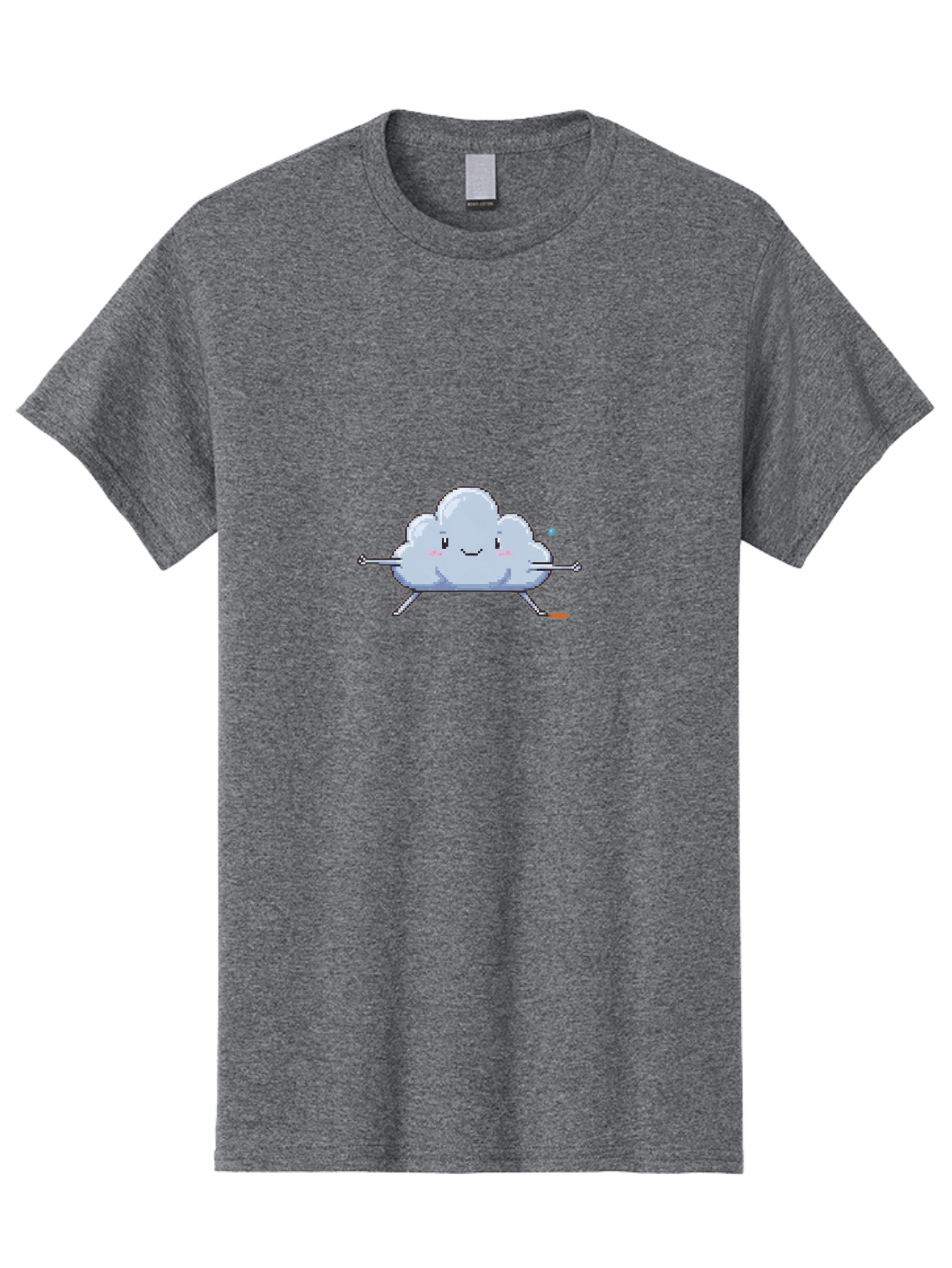 Smiling-Cloud-Character Men'S Graphic Tee, 100% Cotton, Comfortable Casual Summer Wear, Machine Washable, Vintage Camera, Old Camera, Antique Camera, Black Camera, Classic Photography, Photography Equipment, Nostalgic Device, Film Camera, Bai385