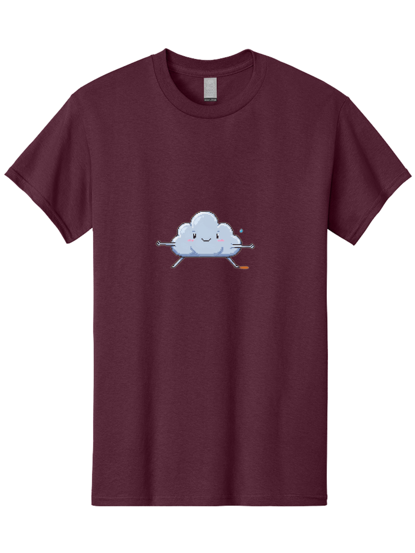 Smiling-Cloud-Character Men'S Graphic Tee, 100% Cotton, Comfortable Casual Summer Wear, Machine Washable, Vintage Camera, Old Camera, Antique Camera, Black Camera, Classic Photography, Photography Equipment, Nostalgic Device, Film Camera, Bai385