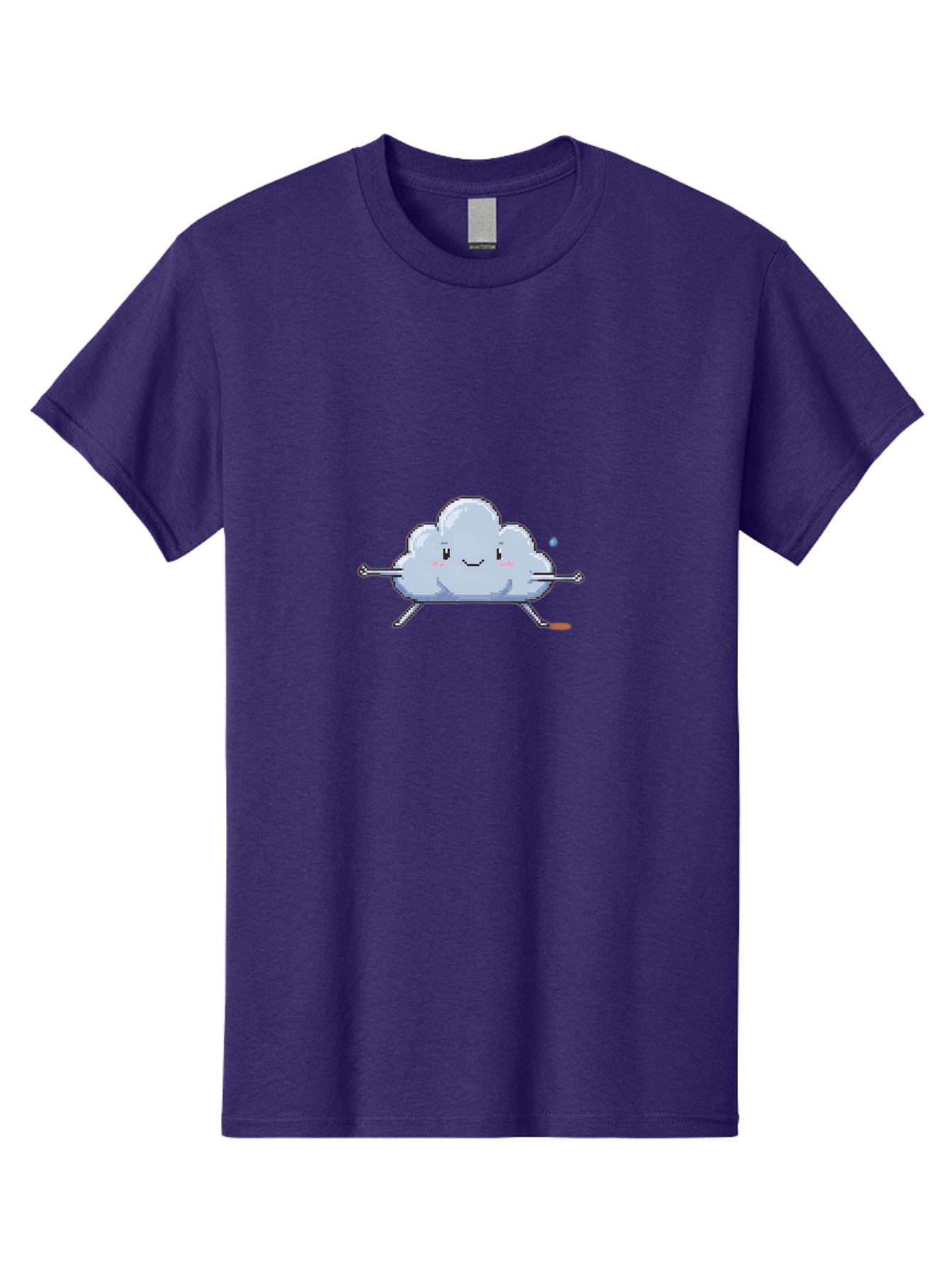 Smiling-Cloud-Character Men'S Graphic Tee, 100% Cotton, Comfortable Casual Summer Wear, Machine Washable, Vintage Camera, Old Camera, Antique Camera, Black Camera, Classic Photography, Photography Equipment, Nostalgic Device, Film Camera, Bai385