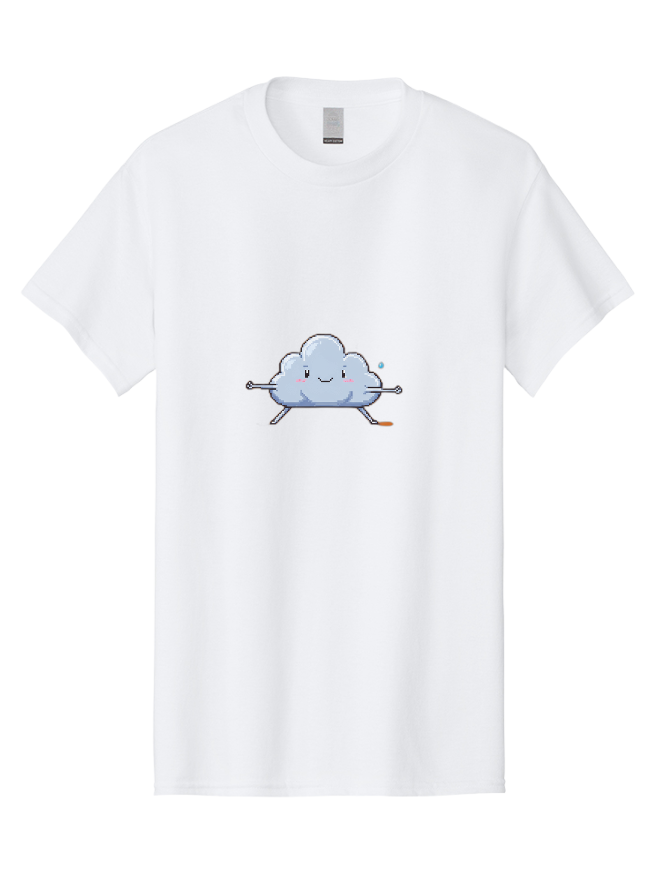Smiling-Cloud-Character Men'S Graphic Tee, 100% Cotton, Comfortable Casual Summer Wear, Machine Washable, Vintage Camera, Old Camera, Antique Camera, Black Camera, Classic Photography, Photography Equipment, Nostalgic Device, Film Camera, Bai385