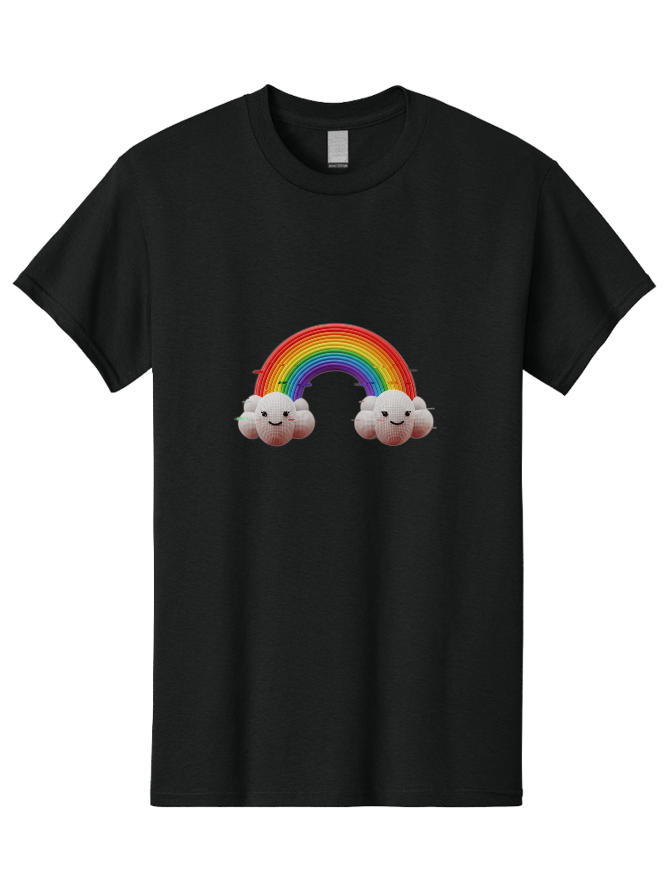 Smiling-Clouds-Rainbow Men'S Graphic Tee, 100% Cotton, Comfortable Casual Summer Wear, Machine Washable, Vintage Camera, Old Camera, Antique Camera, Black Camera, Classic Photography, Photography Equipment, Nostalgic Device, Film Camera, Bai387
