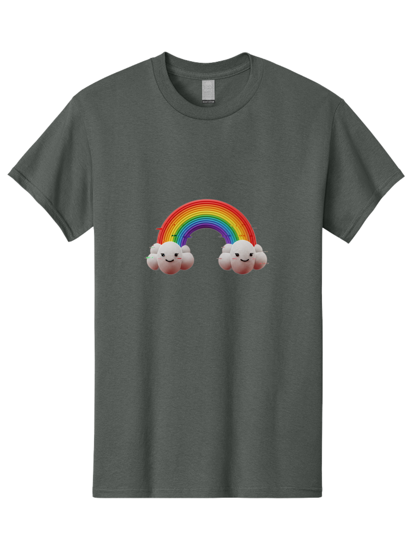 Smiling-Clouds-Rainbow Men'S Graphic Tee, 100% Cotton, Comfortable Casual Summer Wear, Machine Washable, Vintage Camera, Old Camera, Antique Camera, Black Camera, Classic Photography, Photography Equipment, Nostalgic Device, Film Camera, Bai387