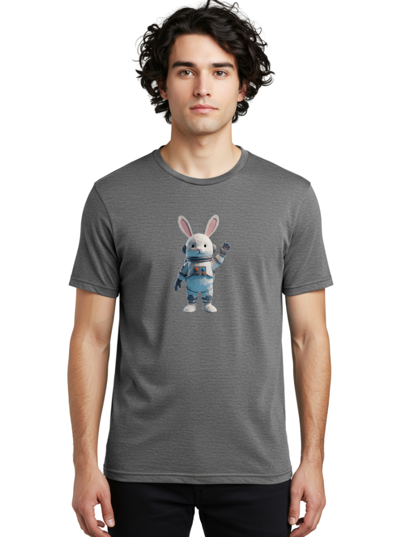 Space-Bunny-15 Men'S Graphic Tee, 100% Cotton, Comfortable Casual Summer Wear, Machine Washable, Vintage Camera, Old Camera, Antique Camera, Black Camera, Classic Photography, Photography Equipment, Nostalgic Device, Film Camera, Camera Art Bai398