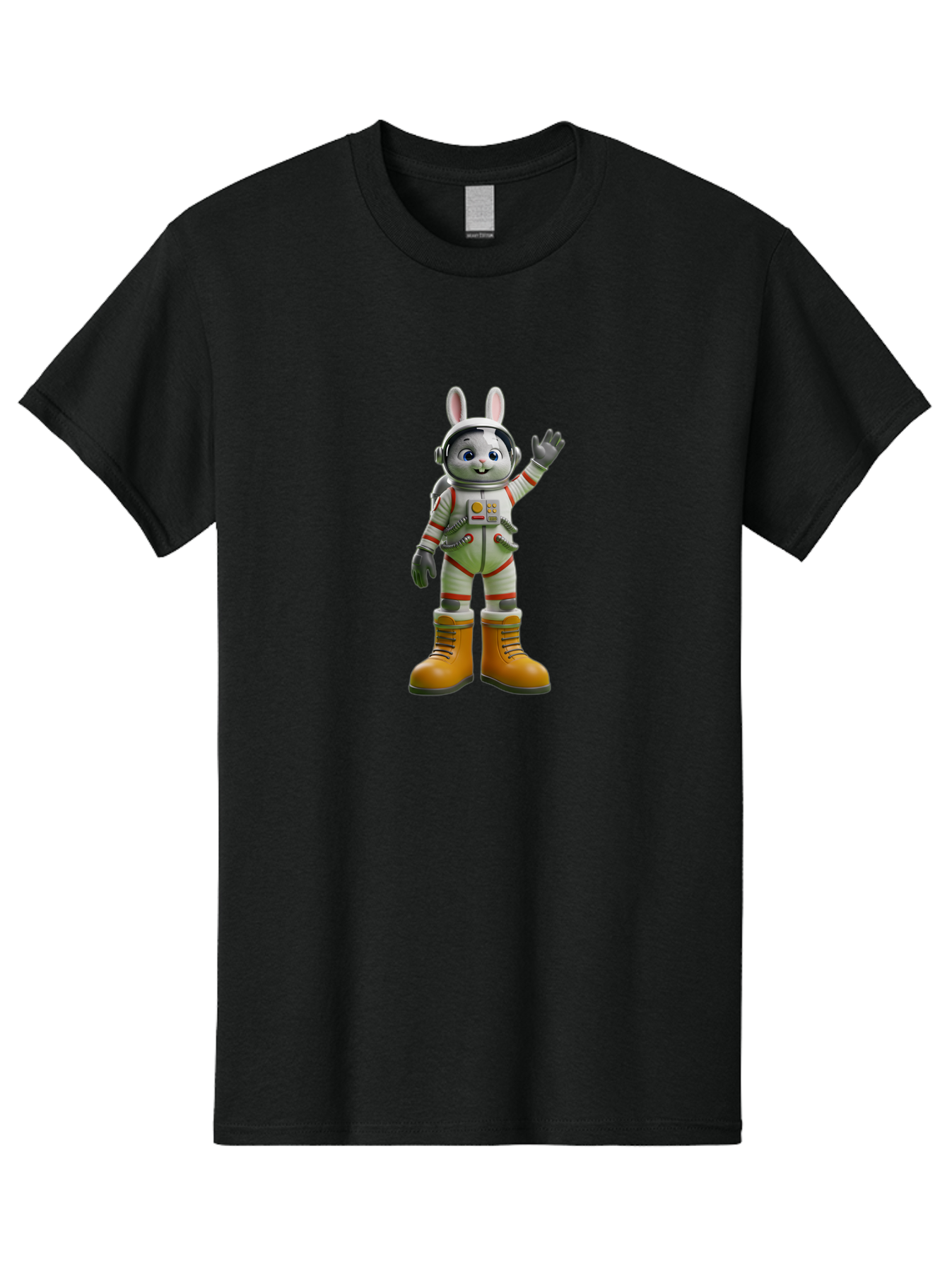 Space-Bunny-2 Men'S Graphic Tee, 100% Cotton, Comfortable Casual Summer Wear, Machine Washable, Vintage Camera, Old Camera, Antique Camera, Black Camera, Classic Photography, Photography Equipment, Nostalgic Device, Film Camera, Camera Art Bai399