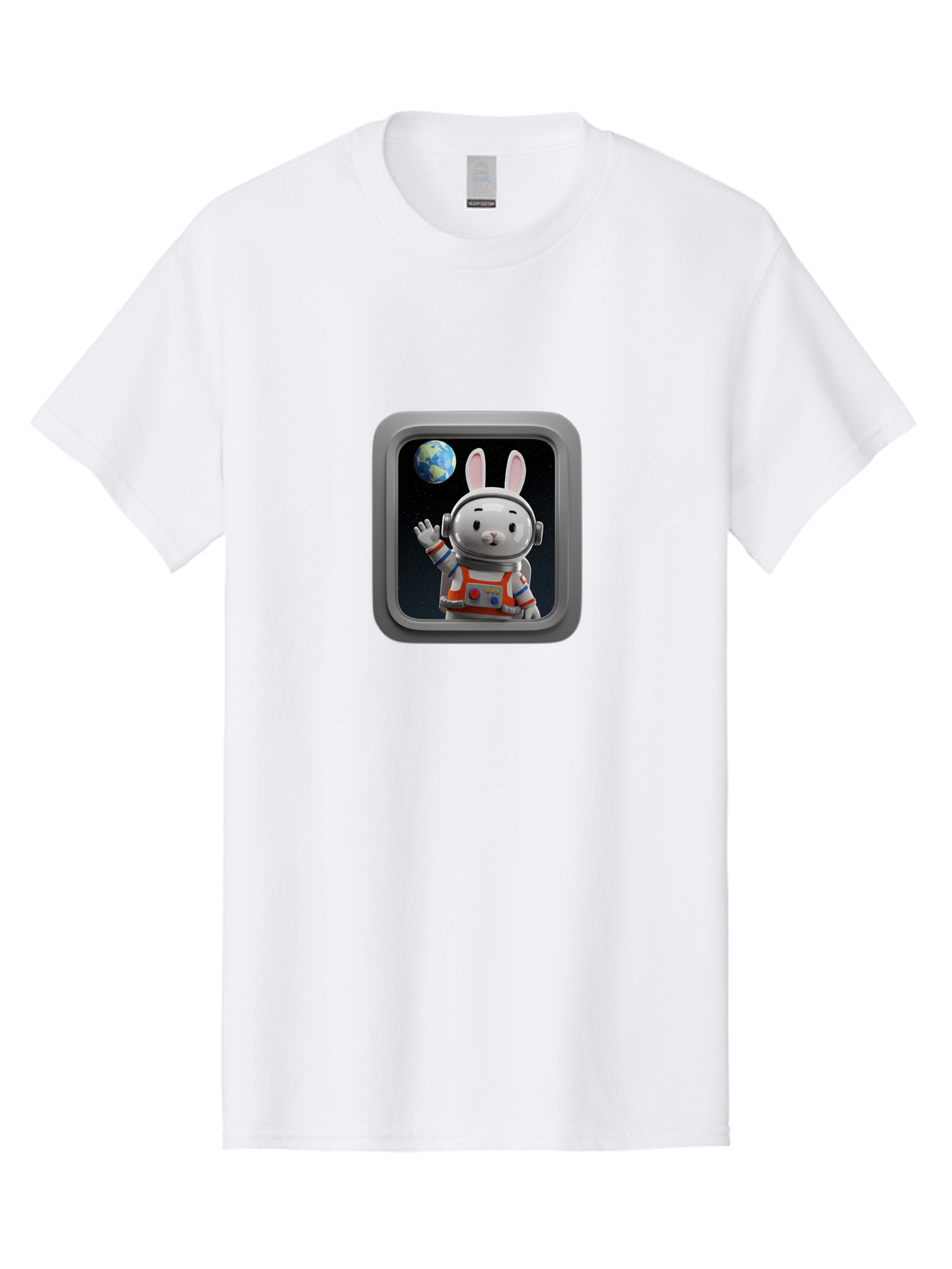 Space-Bunny-5 Men'S Graphic Tee, 100% Cotton, Comfortable Casual Summer Wear, Machine Washable, Vintage Camera, Old Camera, Antique Camera, Black Camera, Classic Photography, Photography Equipment, Nostalgic Device, Film Camera, Camera Art Bai402