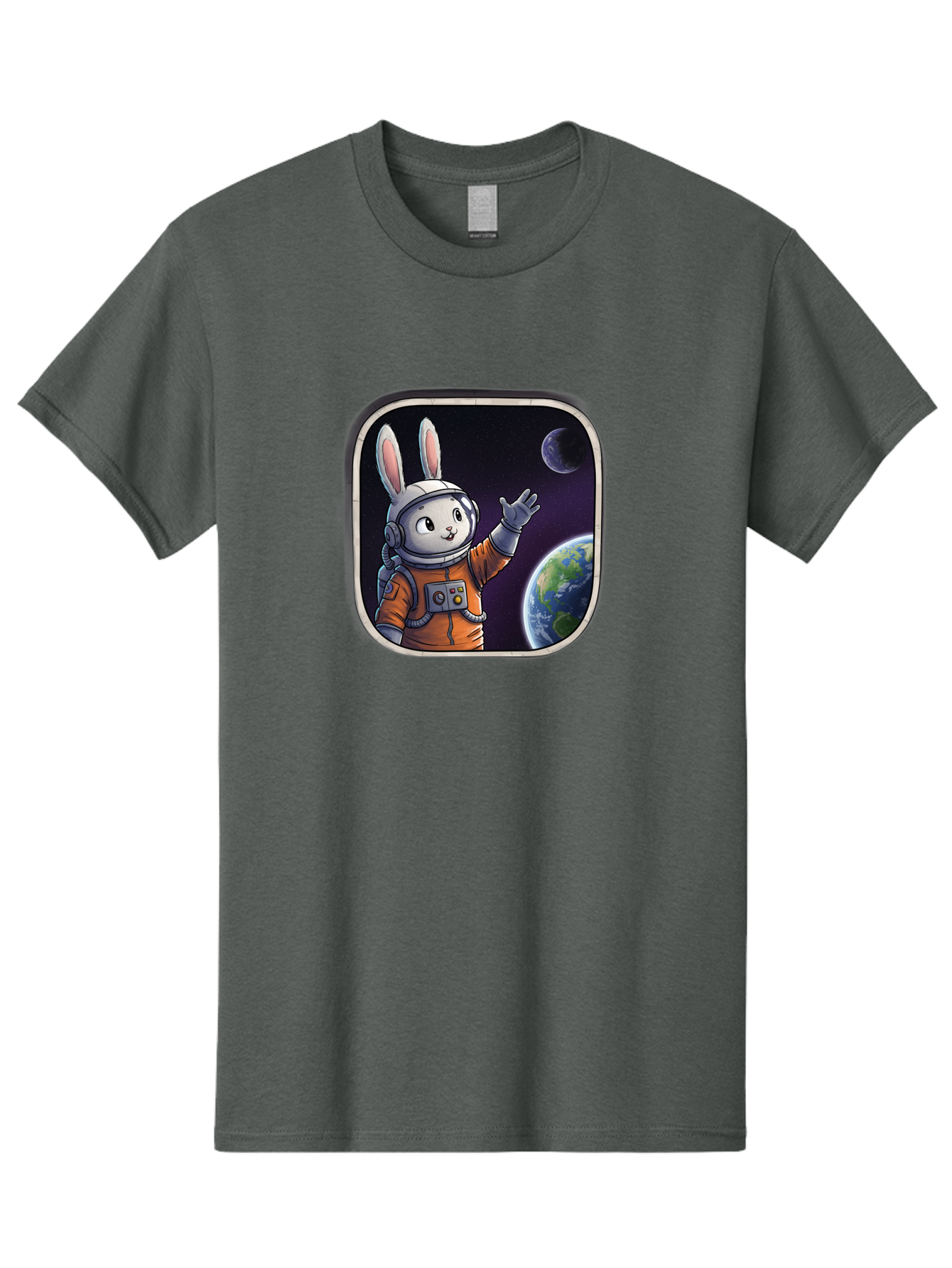 Space-Bunny-8 Men'S Graphic Tee, 100% Cotton, Comfortable Casual Summer Wear, Machine Washable, Vintage Camera, Old Camera, Antique Camera, Black Camera, Classic Photography, Photography Equipment, Nostalgic Device, Film Camera, Camera Art Bai405