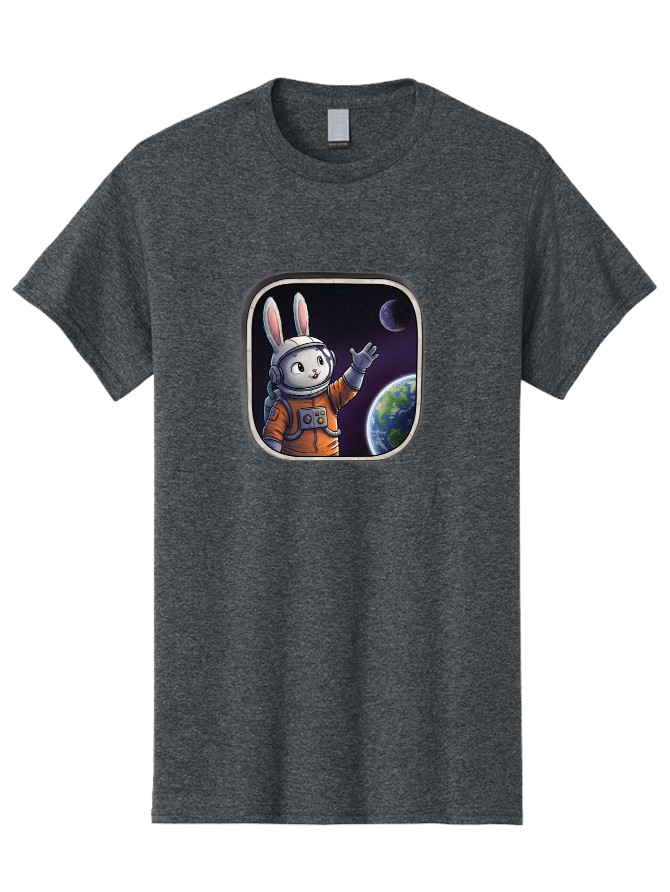 Space-Bunny-8 Men'S Graphic Tee, 100% Cotton, Comfortable Casual Summer Wear, Machine Washable, Vintage Camera, Old Camera, Antique Camera, Black Camera, Classic Photography, Photography Equipment, Nostalgic Device, Film Camera, Camera Art Bai405