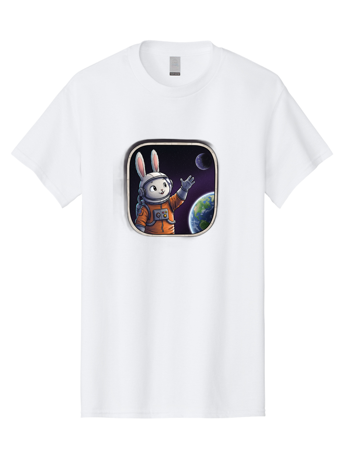 Space-Bunny-8 Men'S Graphic Tee, 100% Cotton, Comfortable Casual Summer Wear, Machine Washable, Vintage Camera, Old Camera, Antique Camera, Black Camera, Classic Photography, Photography Equipment, Nostalgic Device, Film Camera, Camera Art Bai405