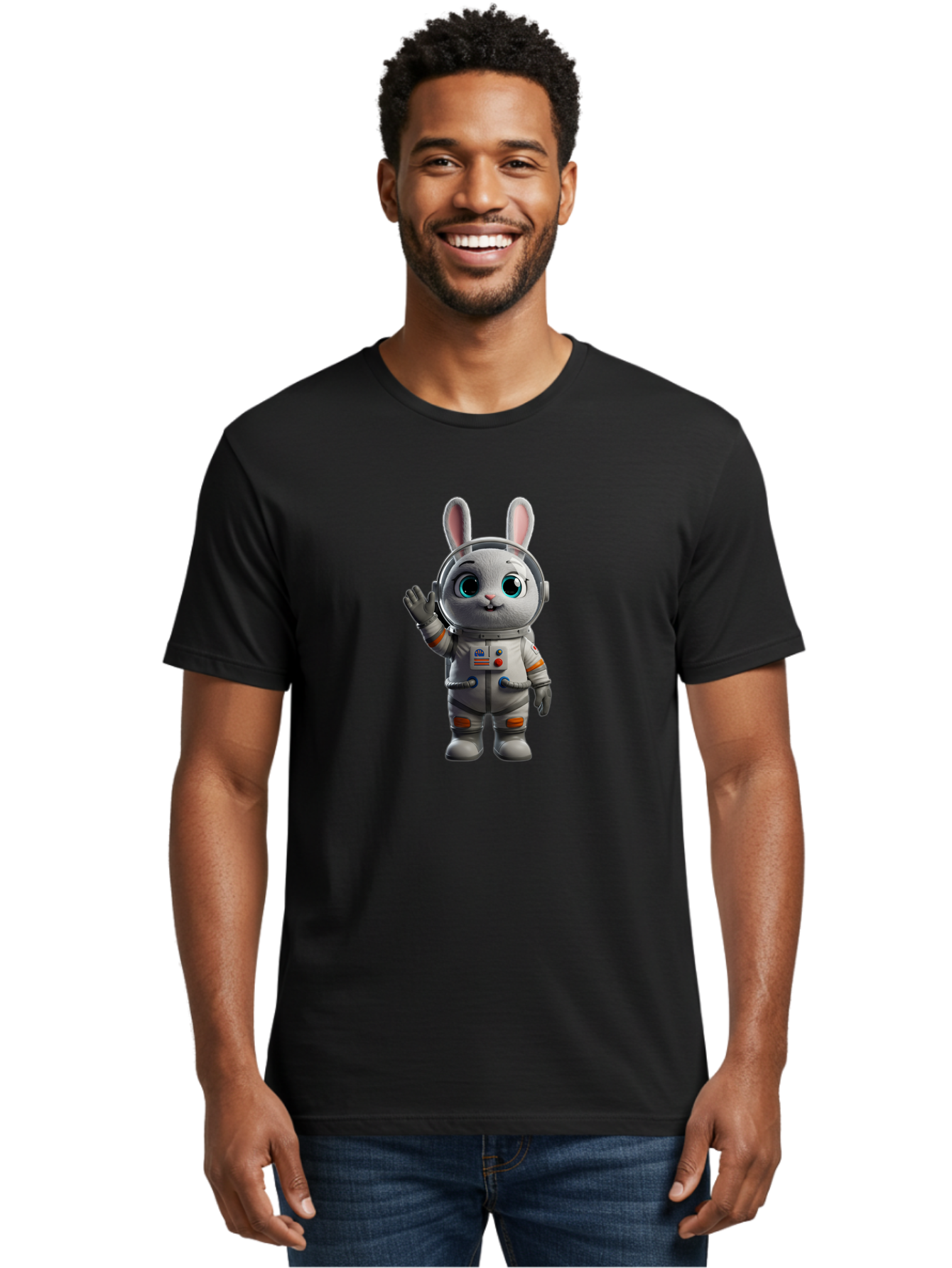 Space-Bunny Men'S Graphic Tee, 100% Cotton, Comfortable Casual Summer Wear, Machine Washable, Vintage Camera, Old Camera, Antique Camera, Black Camera, Classic Photography, Photography Equipment, Nostalgic Device, Film Camera, Camera Art Bai411