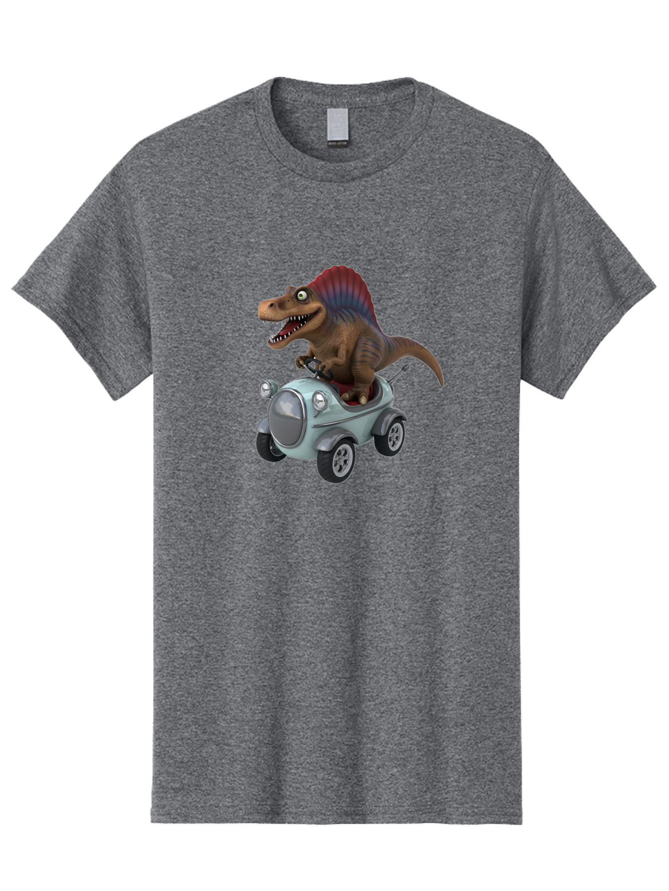 Spinosaurus-Driving-A-Car Men'S Graphic Tee, 100% Cotton, Comfortable Casual Summer Wear, Machine Washable, Vintage Camera, Old Camera, Antique Camera, Black Camera, Classic Photography, Photography Equipment, Nostalgic Device, Film Camera, Bai413