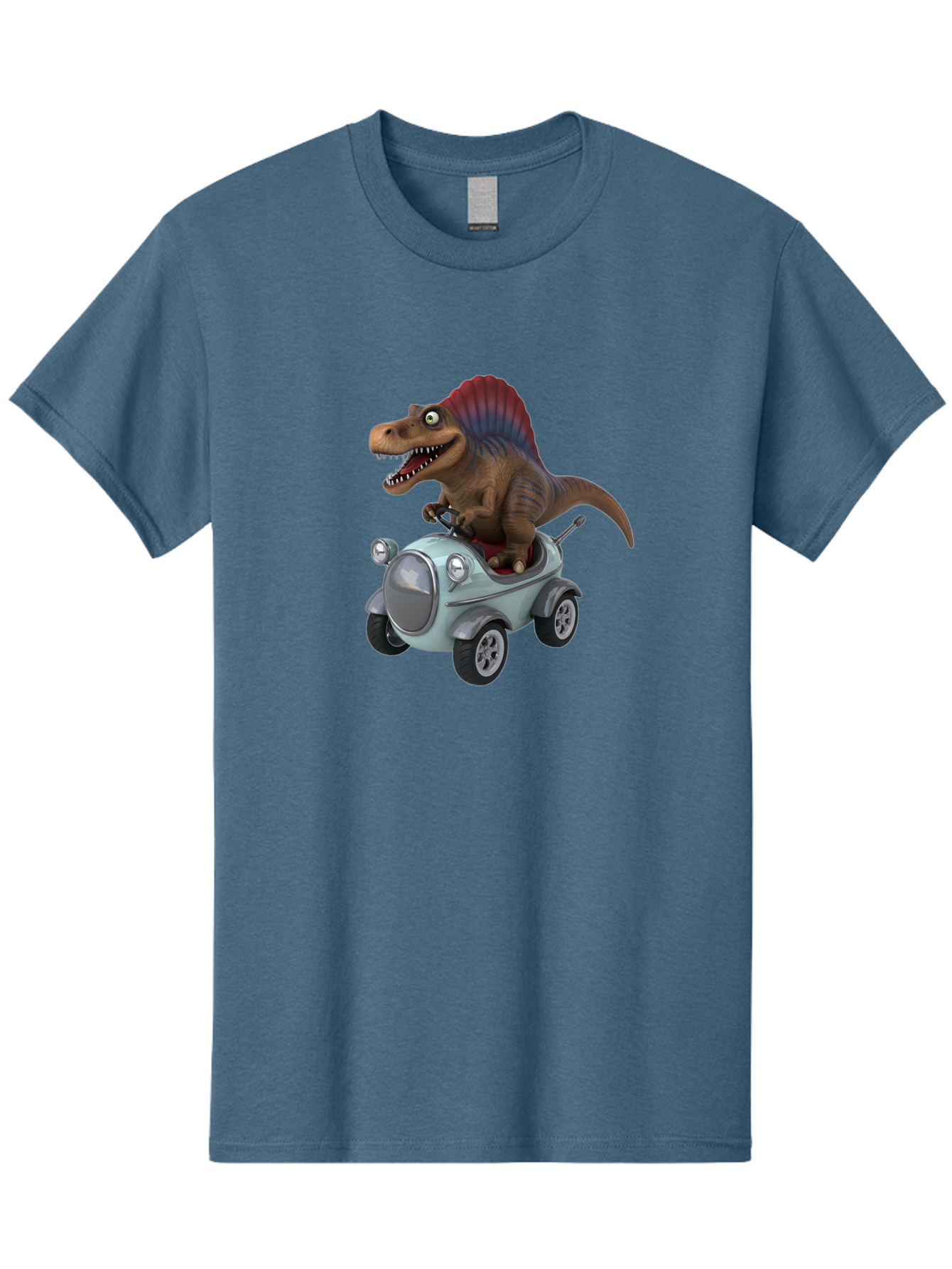 Spinosaurus-Driving-A-Car Men'S Graphic Tee, 100% Cotton, Comfortable Casual Summer Wear, Machine Washable, Vintage Camera, Old Camera, Antique Camera, Black Camera, Classic Photography, Photography Equipment, Nostalgic Device, Film Camera, Bai413