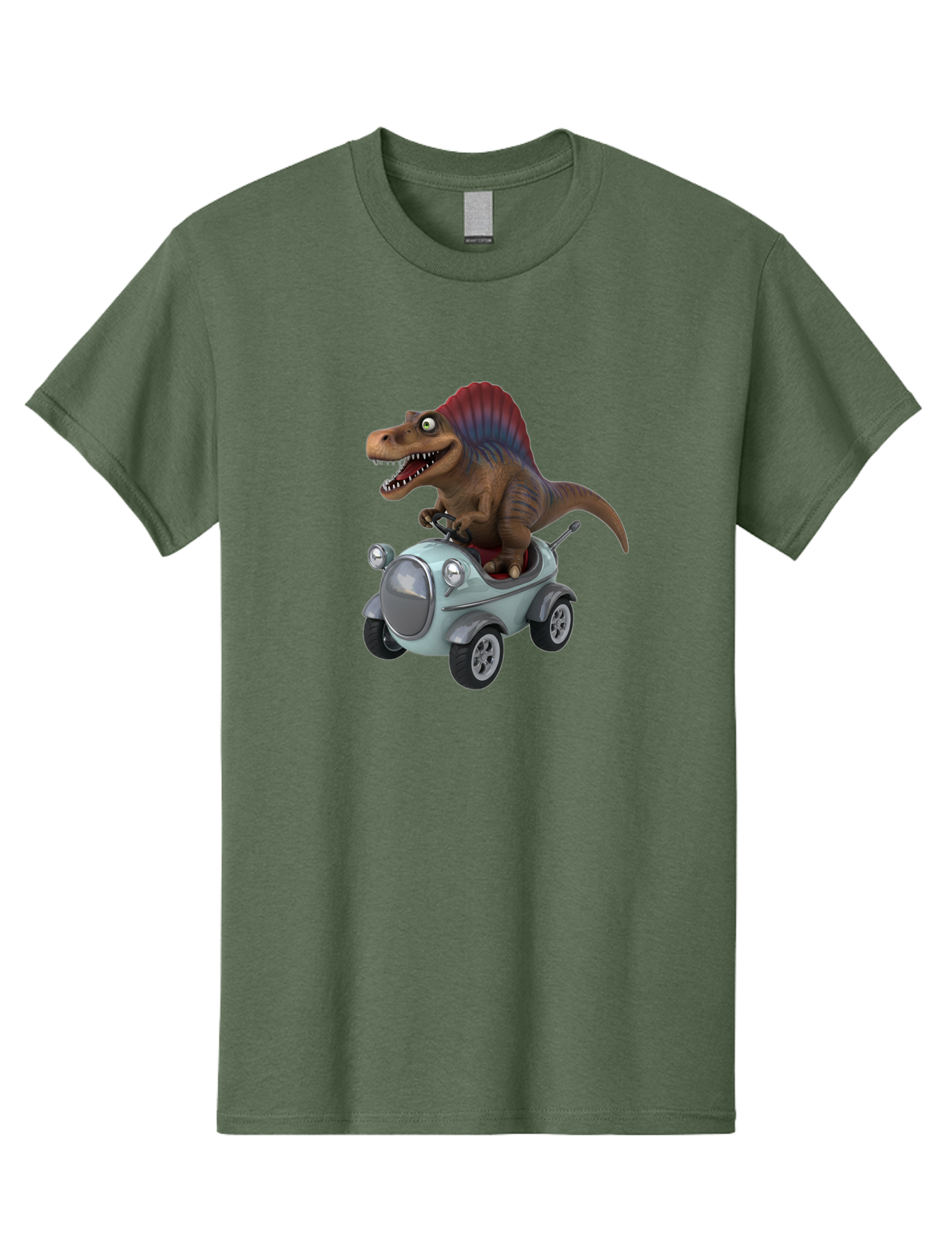 Spinosaurus-Driving-A-Car Men'S Graphic Tee, 100% Cotton, Comfortable Casual Summer Wear, Machine Washable, Vintage Camera, Old Camera, Antique Camera, Black Camera, Classic Photography, Photography Equipment, Nostalgic Device, Film Camera, Bai413