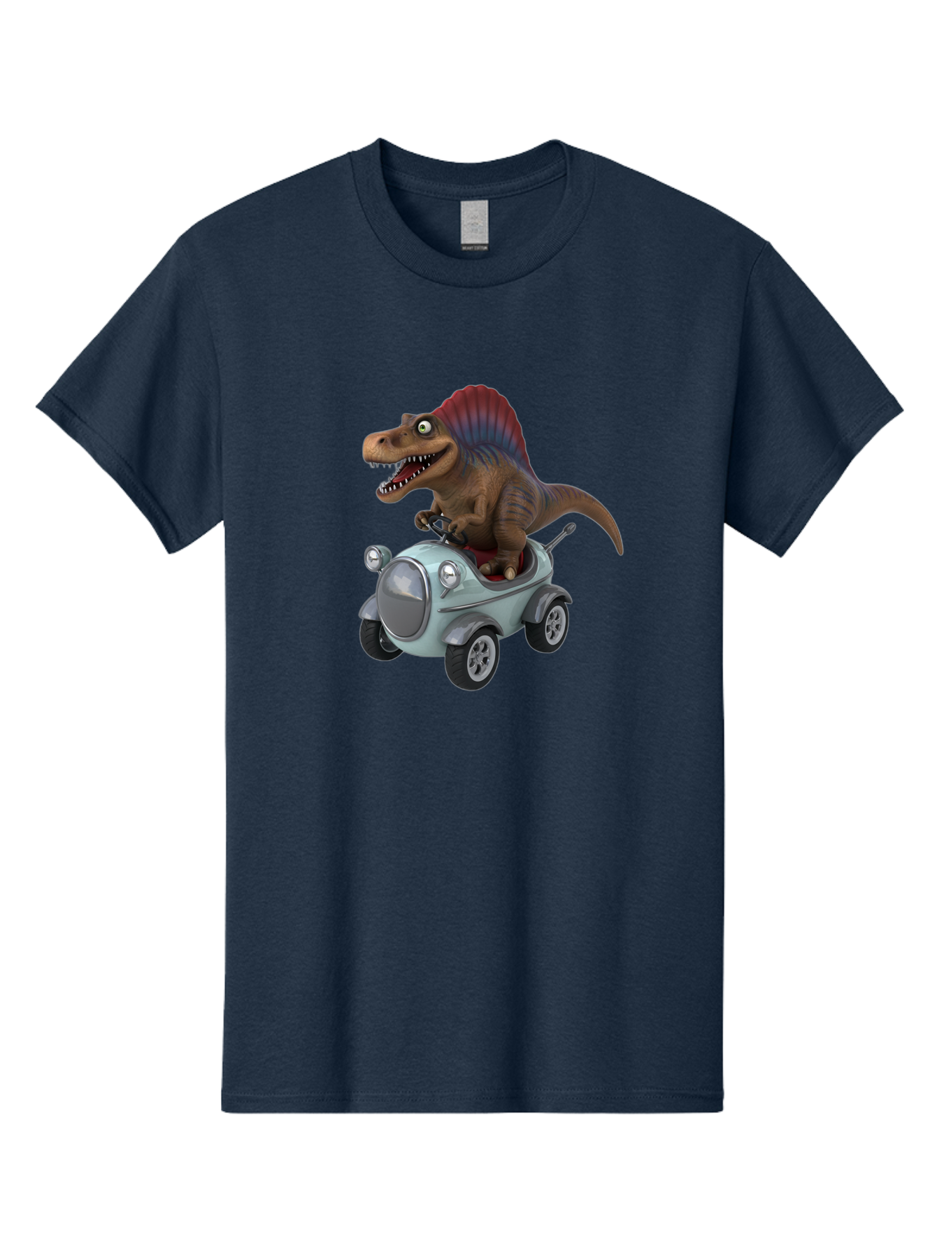 Spinosaurus-Driving-A-Car Men'S Graphic Tee, 100% Cotton, Comfortable Casual Summer Wear, Machine Washable, Vintage Camera, Old Camera, Antique Camera, Black Camera, Classic Photography, Photography Equipment, Nostalgic Device, Film Camera, Bai413