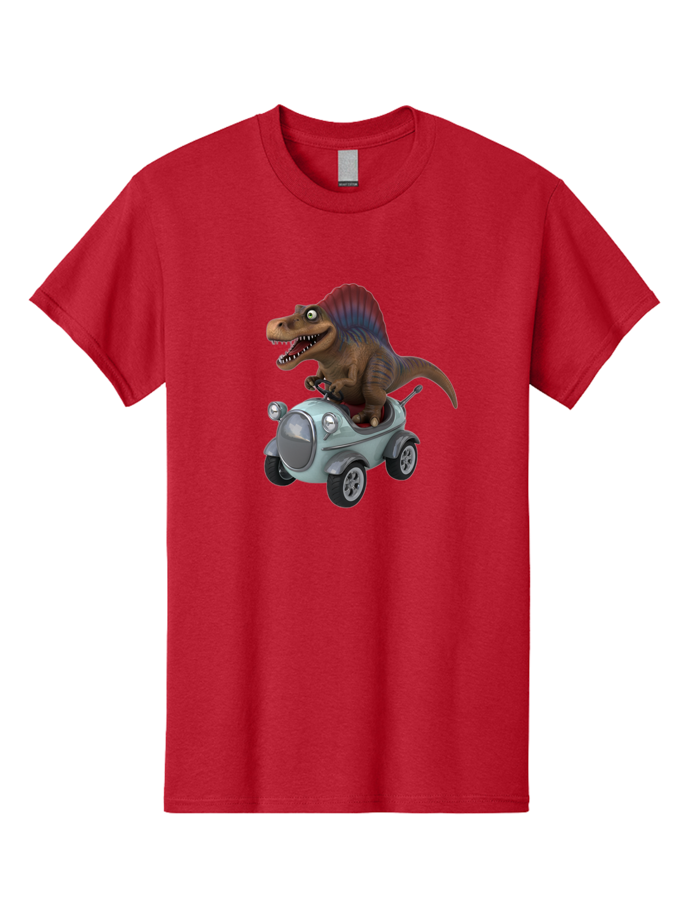 Spinosaurus-Driving-A-Car Men'S Graphic Tee, 100% Cotton, Comfortable Casual Summer Wear, Machine Washable, Vintage Camera, Old Camera, Antique Camera, Black Camera, Classic Photography, Photography Equipment, Nostalgic Device, Film Camera, Bai413