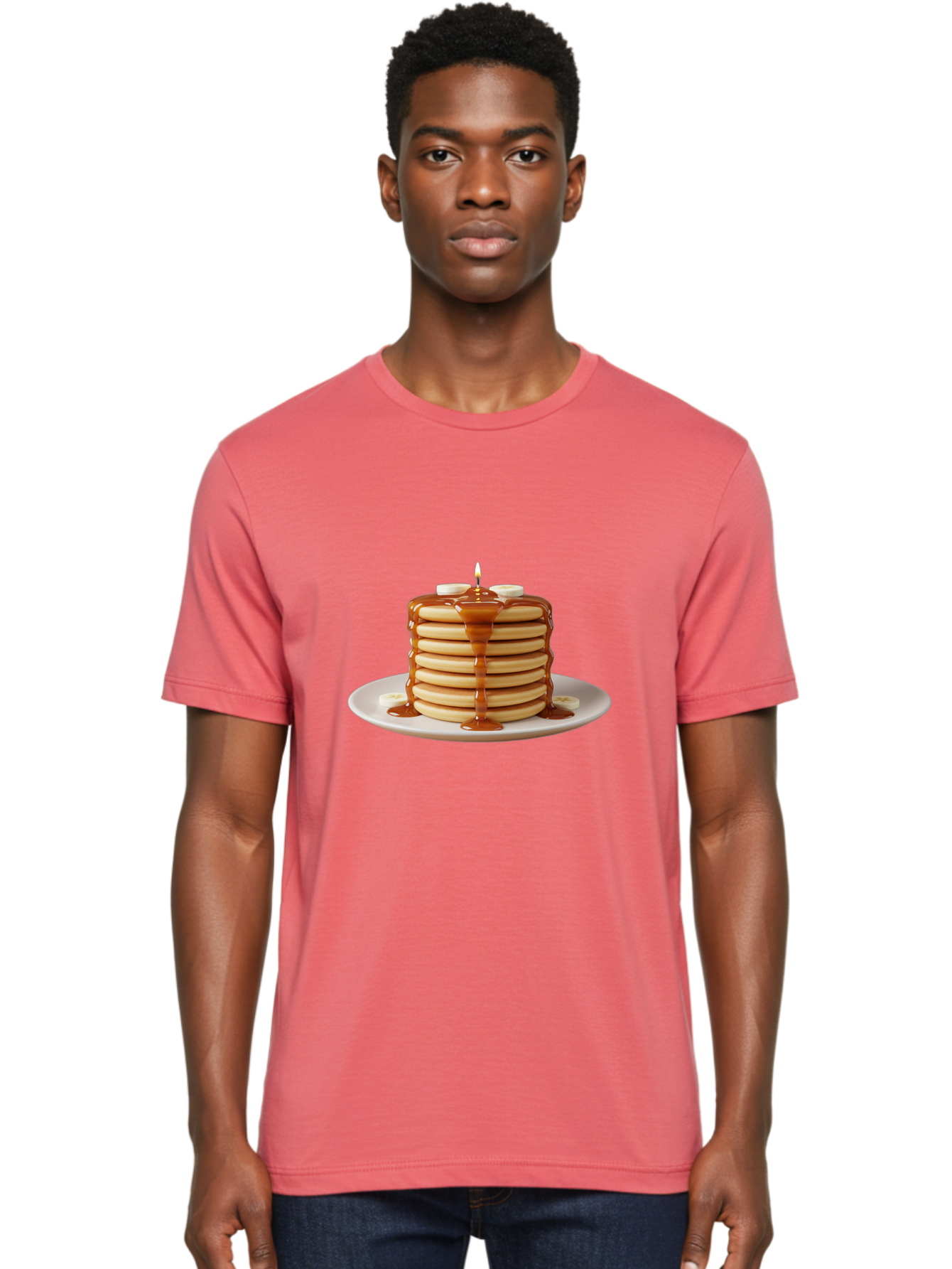 Stack-Of-Pancakes Men'S Graphic Tee, 100% Cotton, Comfortable Casual Summer Wear, Machine Washable, Vintage Camera, Old Camera, Antique Camera, Black Camera, Classic Photography, Photography Equipment, Nostalgic Device, Film Camera, Camera Art Bai415