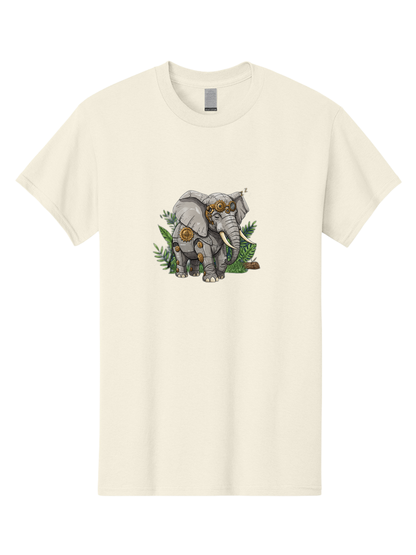 Steampunk-Elephant Men'S Graphic Tee, 100% Cotton, Comfortable Casual Summer Wear, Machine Washable, Vintage Camera, Old Camera, Antique Camera, Black Camera, Classic Photography, Photography Equipment, Nostalgic Device, Film Camera, Bai422