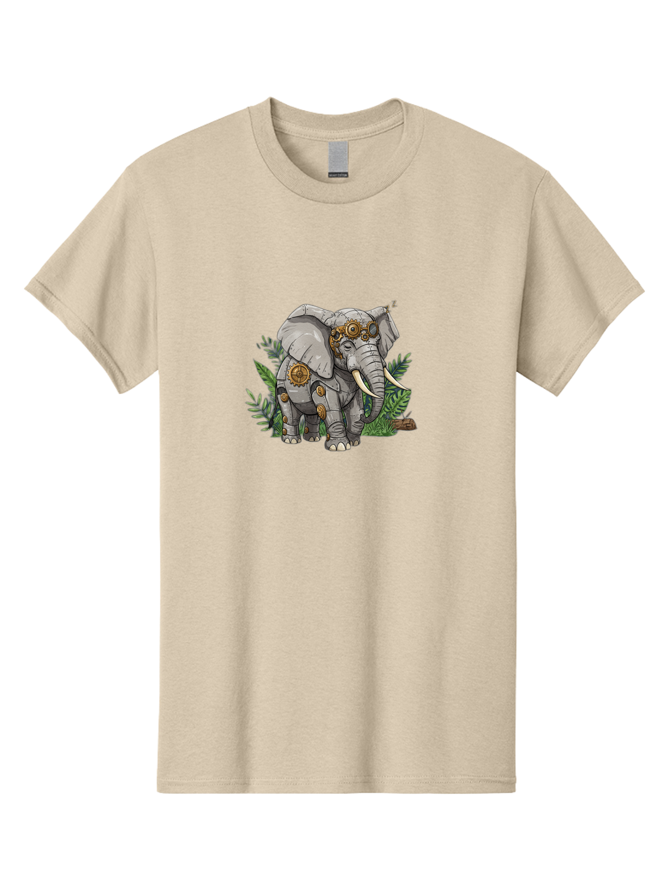 Steampunk-Elephant Men'S Graphic Tee, 100% Cotton, Comfortable Casual Summer Wear, Machine Washable, Vintage Camera, Old Camera, Antique Camera, Black Camera, Classic Photography, Photography Equipment, Nostalgic Device, Film Camera, Bai422