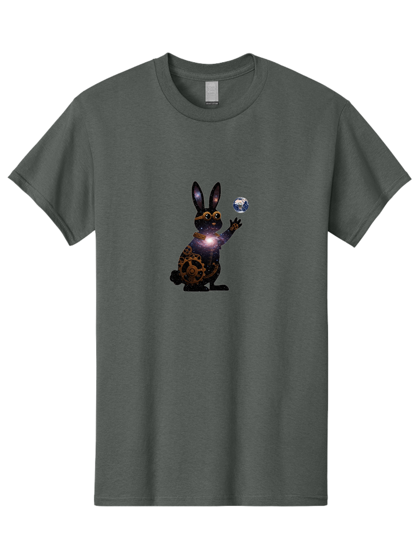Steampunk-Rabbit Men'S Graphic Tee, 100% Cotton, Comfortable Casual Summer Wear, Machine Washable, Vintage Camera, Old Camera, Antique Camera, Black Camera, Classic Photography, Photography Equipment, Nostalgic Device, Film Camera, Camera Art Bai425