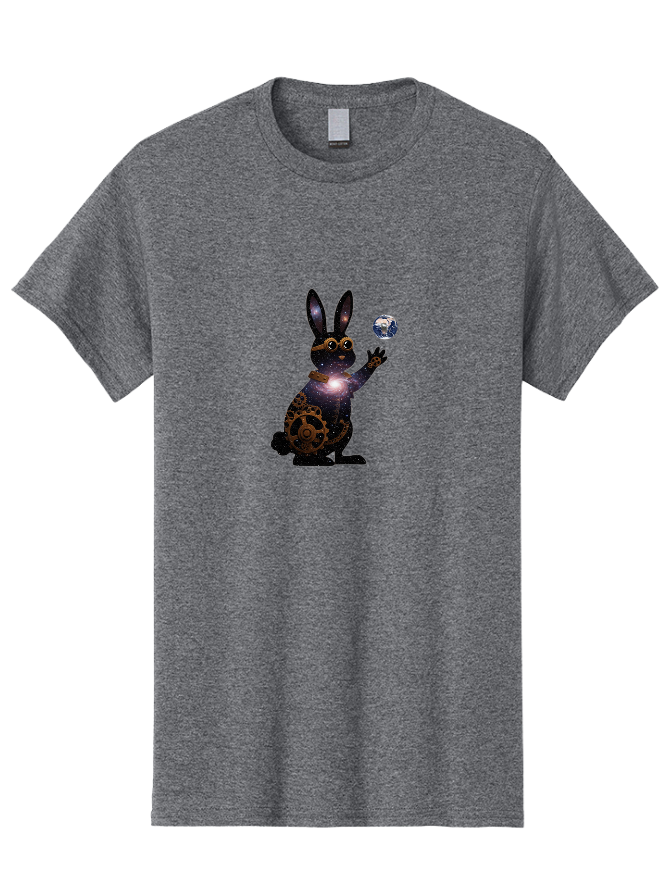 Steampunk-Rabbit Men'S Graphic Tee, 100% Cotton, Comfortable Casual Summer Wear, Machine Washable, Vintage Camera, Old Camera, Antique Camera, Black Camera, Classic Photography, Photography Equipment, Nostalgic Device, Film Camera, Camera Art Bai425
