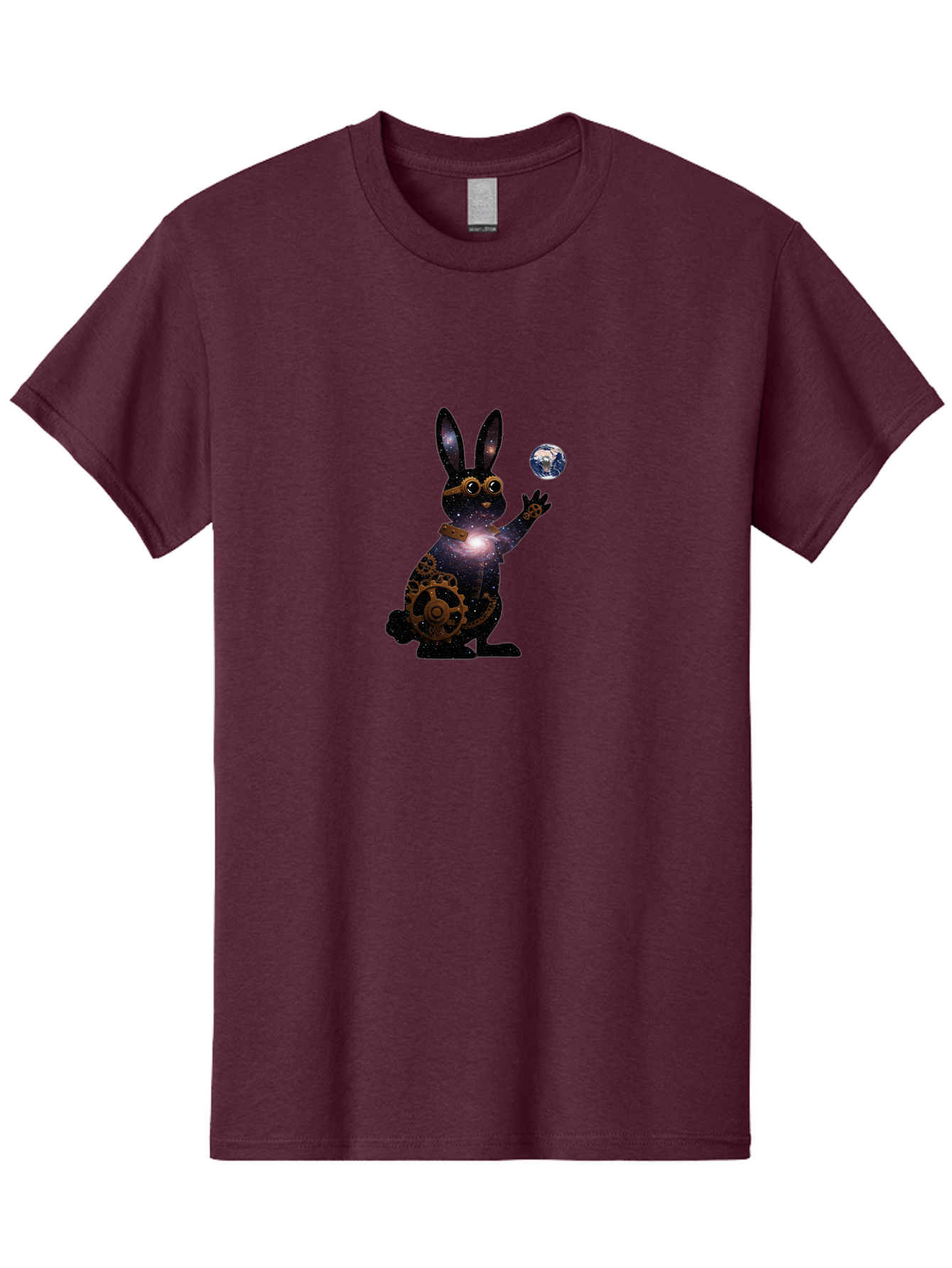 Steampunk-Rabbit Men'S Graphic Tee, 100% Cotton, Comfortable Casual Summer Wear, Machine Washable, Vintage Camera, Old Camera, Antique Camera, Black Camera, Classic Photography, Photography Equipment, Nostalgic Device, Film Camera, Camera Art Bai425